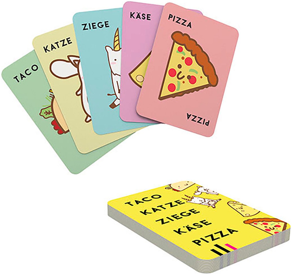 Asmodee Spiel »Taco Katze Ziege Käse Pizza«