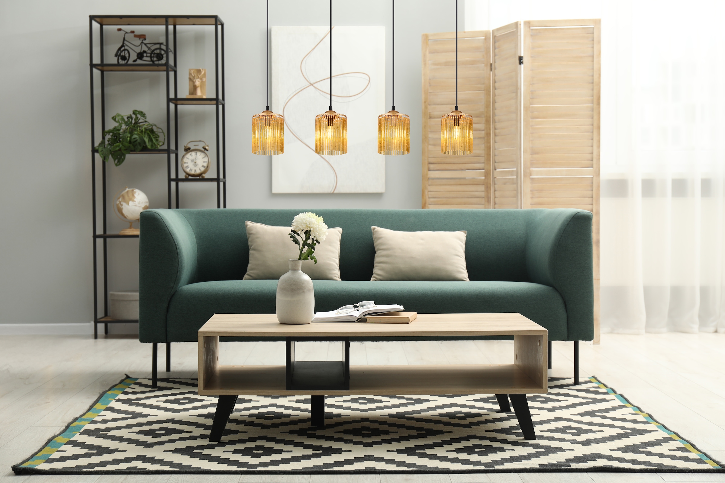 NOWA Hängeleuchte »LEEDS« E14 1 Stk. Hängelampe Esszimmer-Leuchte Esstischleuchte Wohnzimmer