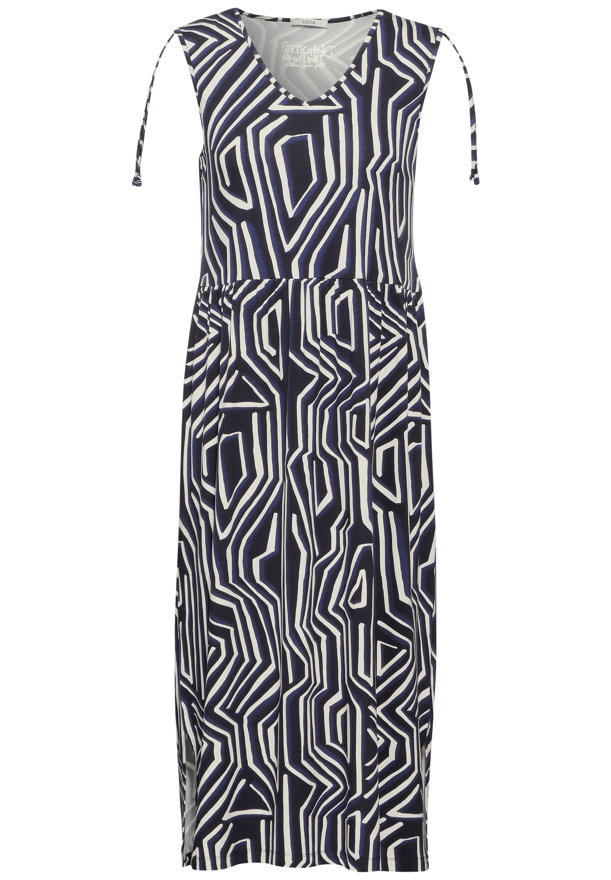 Cecil Jerseykleid, mit Taillierung