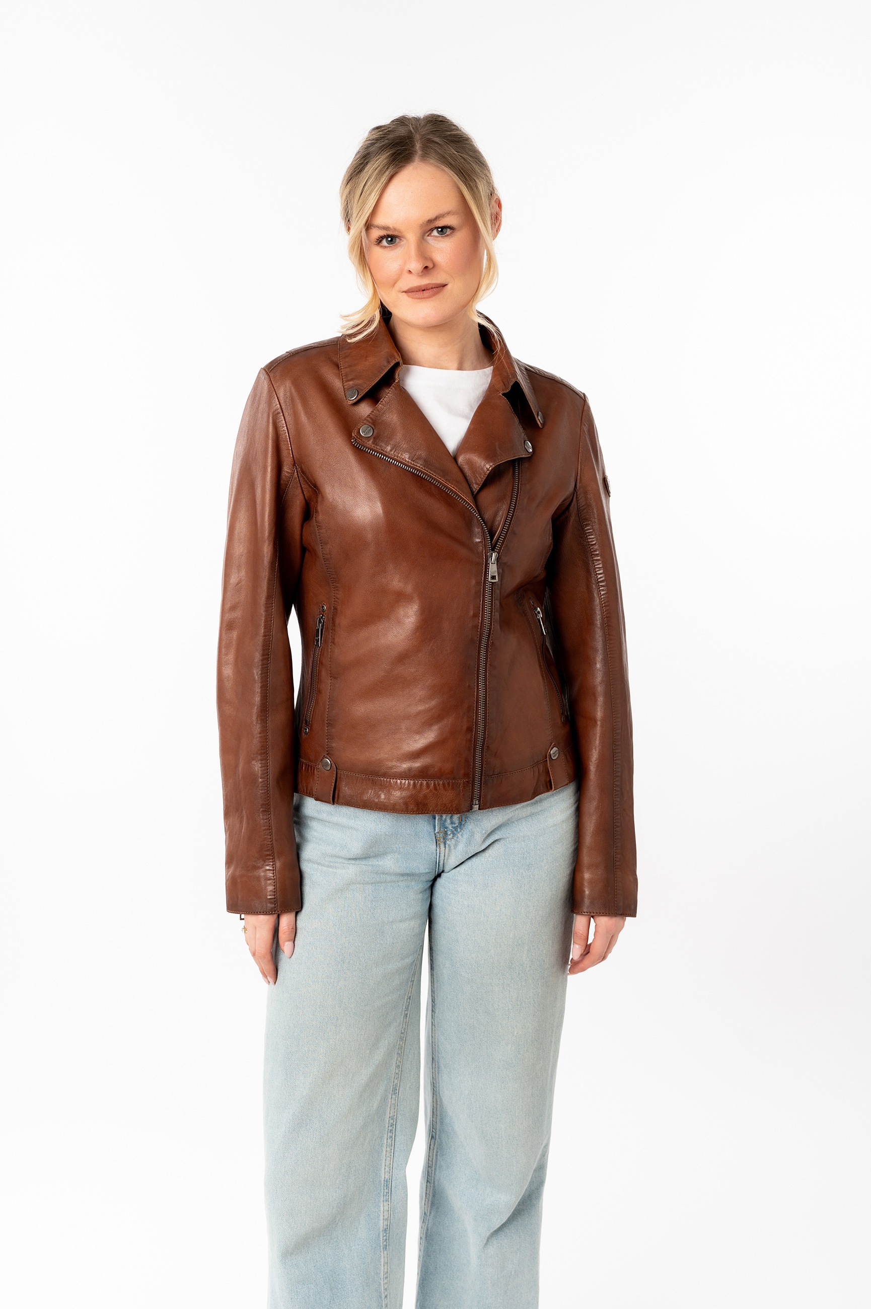 Mauritius Lederjacke "MWFarah", mit Reverskragen günstig online kaufen