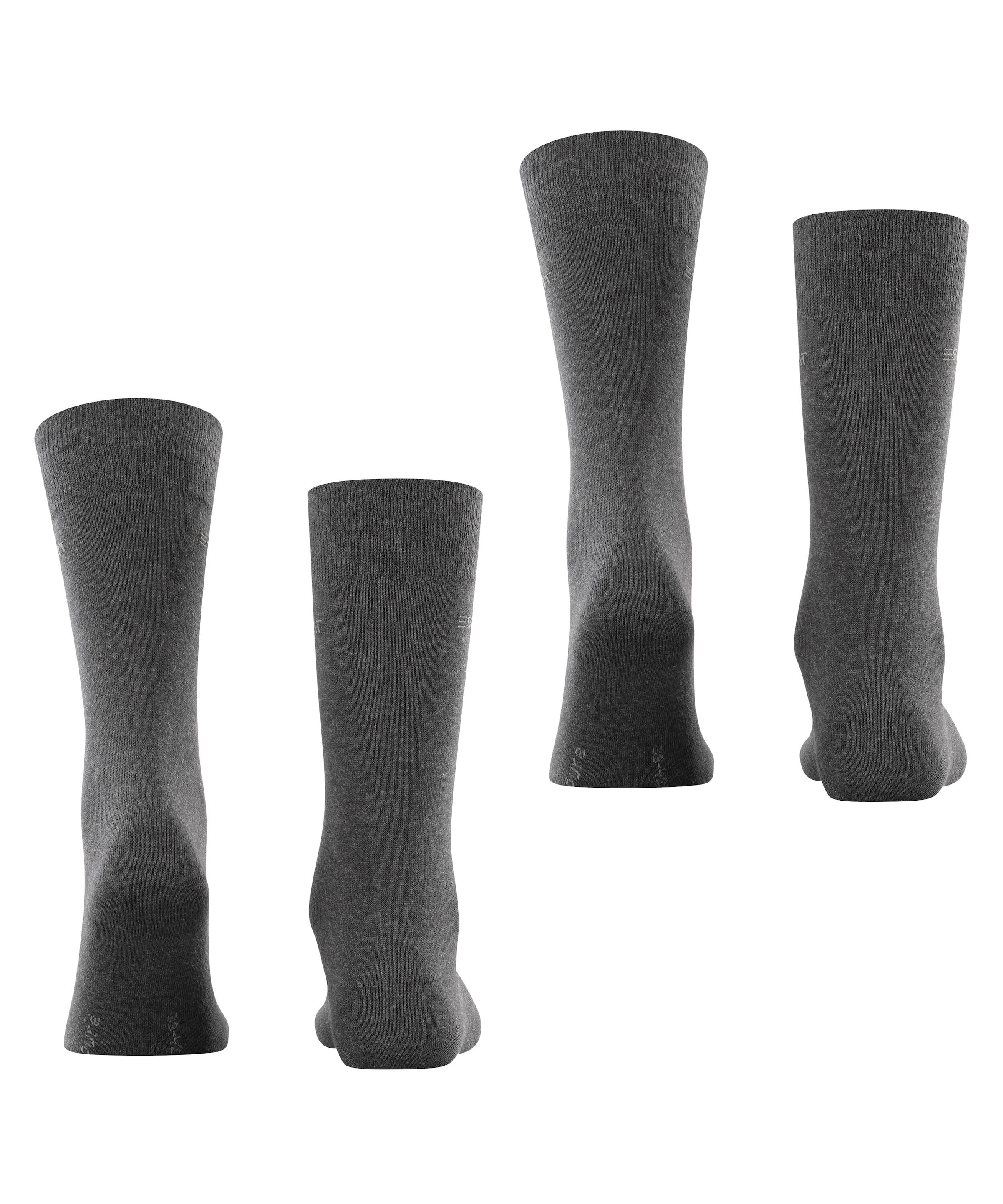 Esprit Socken »Basic Uni«, (2 Paar, 2er Pack), mit hohem Baumwollanteil atmungsaktiv
