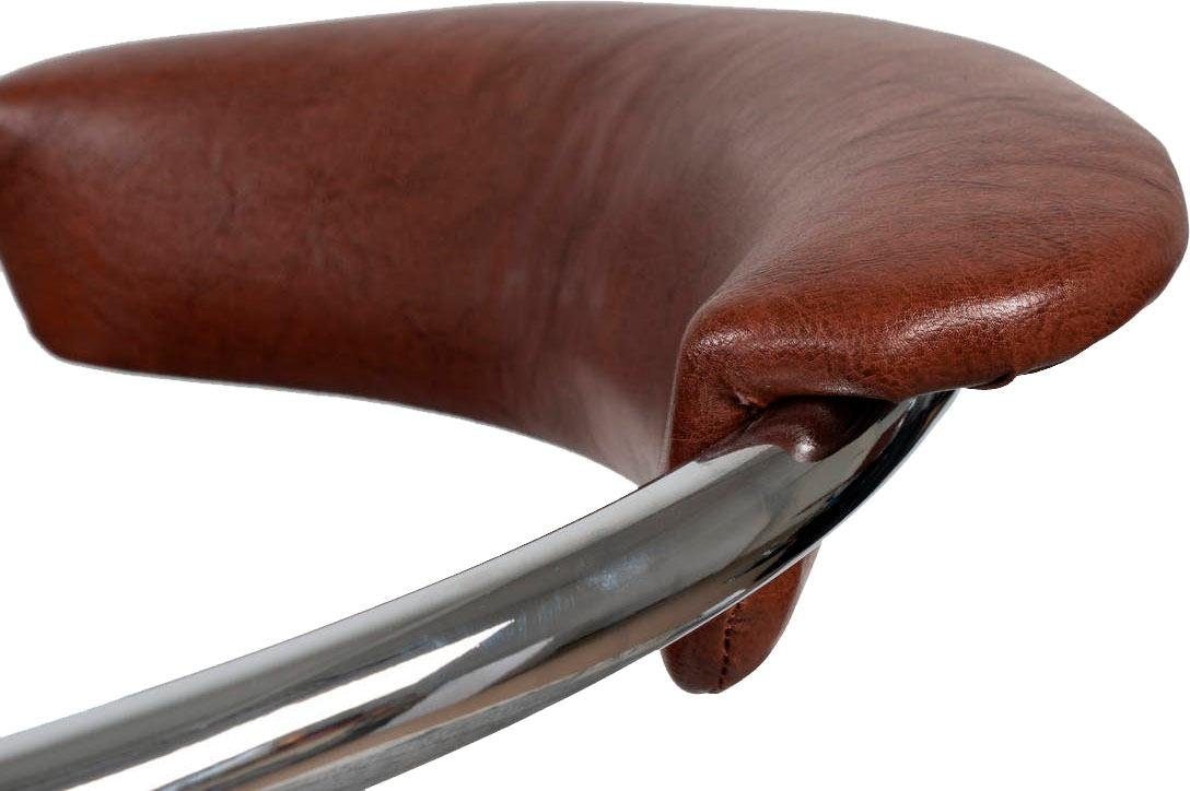 Kayoom Hochstuhl »Barstuhl Midnight 525 2er-Set, in Leder-Optik, Barhocker«, (Set), 2 St., pflegeleicht, höhenverstellbar, komfortabel, drehbar
