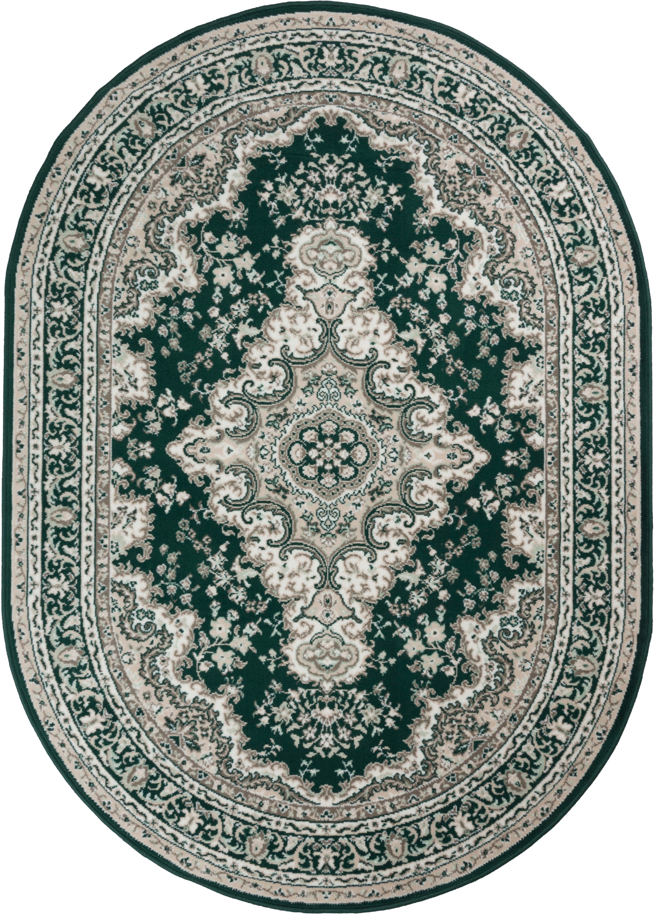 my home Teppich "Oriental, Made in Belgium" oval 7 mm Höhe Orient-Optik, mi günstig online kaufen