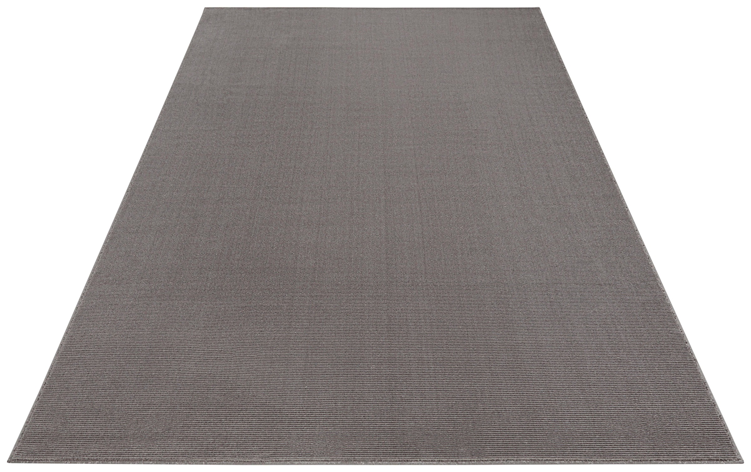 ELLE DECORATION Teppich »Alagnon«, rechteckig, 6 mm Höhe, Kurzflor, Streifen Optik, samtige Oberfläche, Unifarben Design