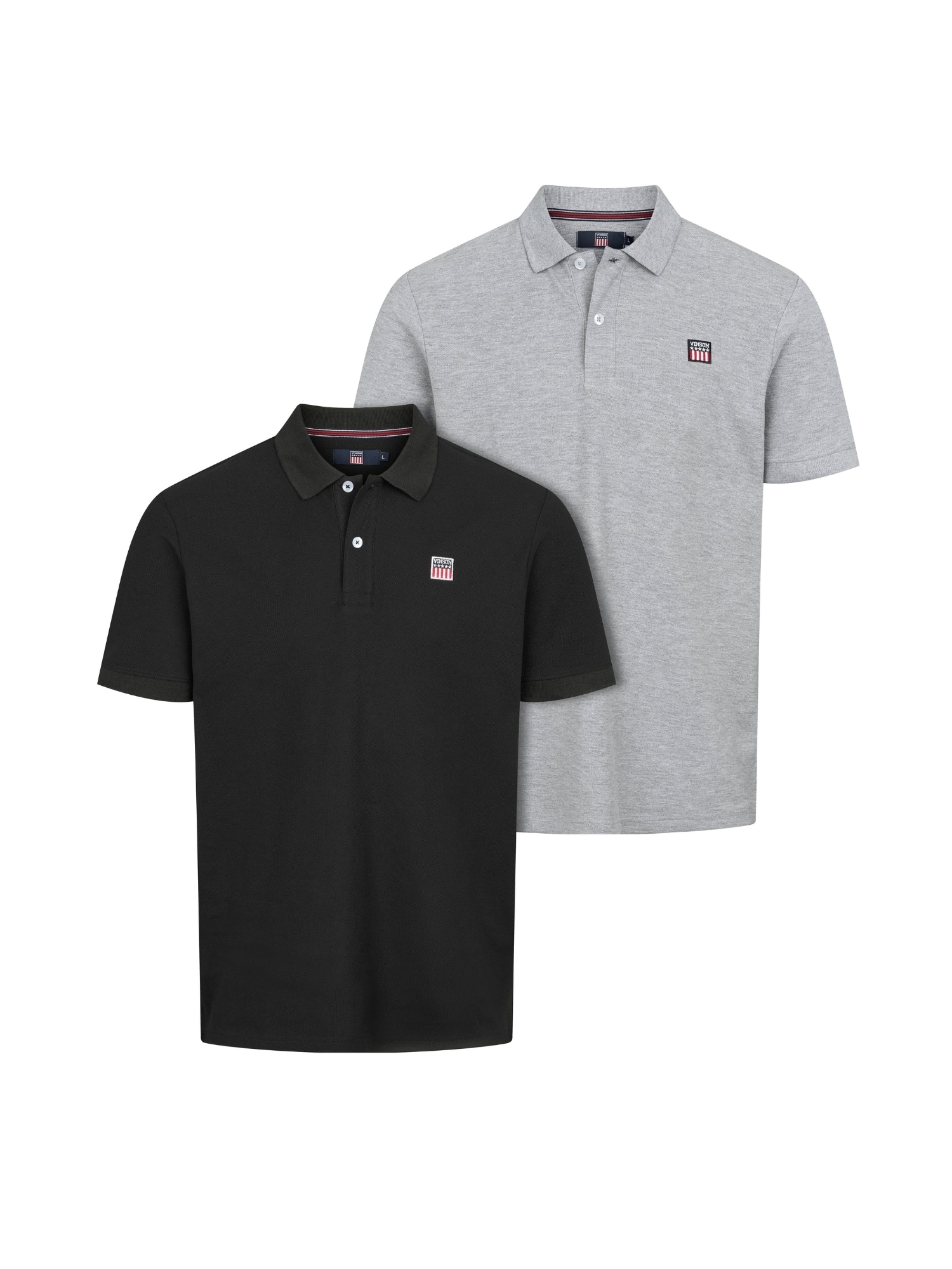 VINSON Kurzarmhemd "VINSON 2-pack Polo Mike" günstig online kaufen