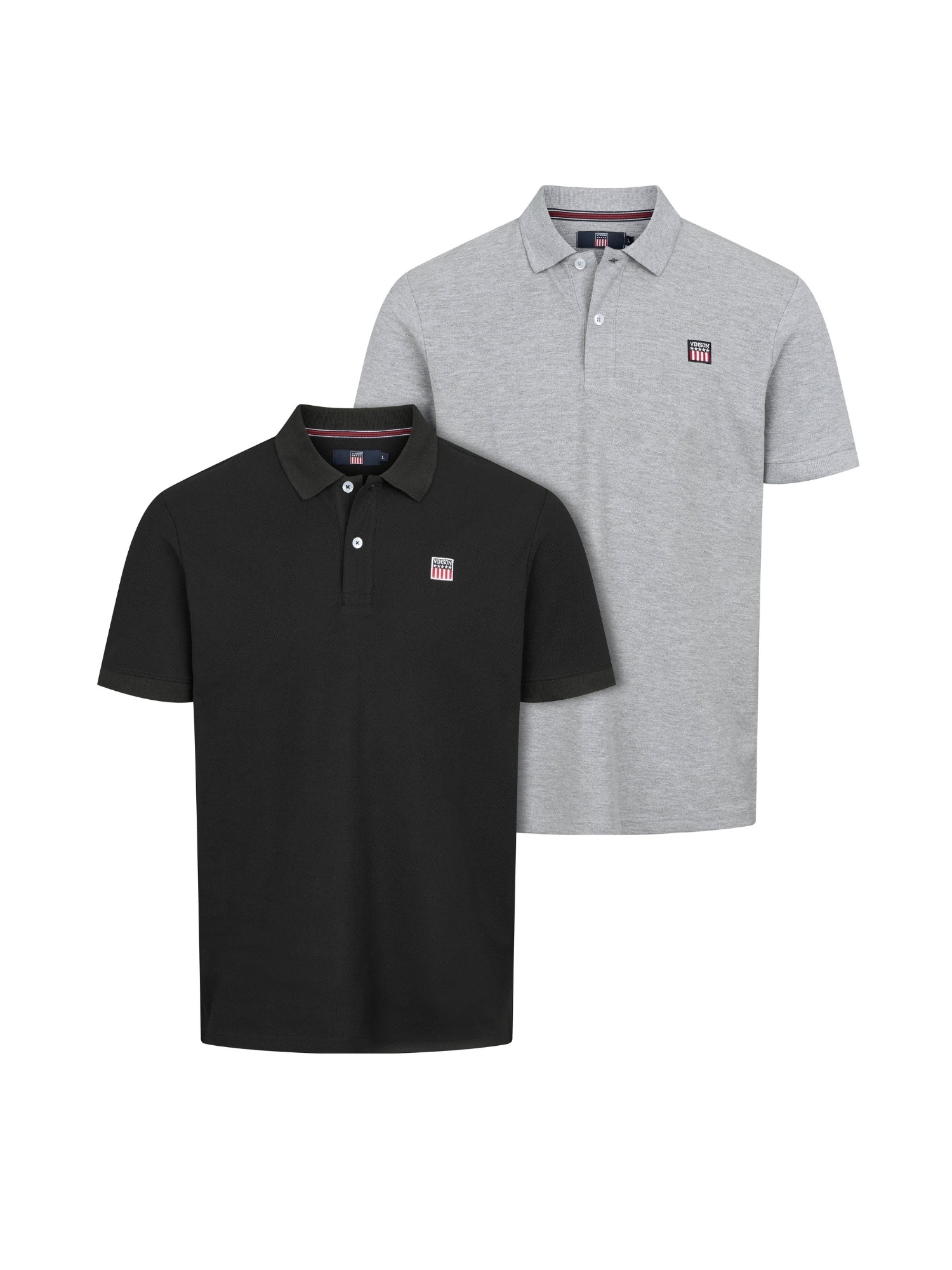 VINSON Kurzarmhemd "VINSON 2-pack Polo VMMike"
