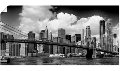 Komar Fototapete »Brooklyn Bridge«, 368x127 cm (Breite x Höhe) bestellen |  BAUR