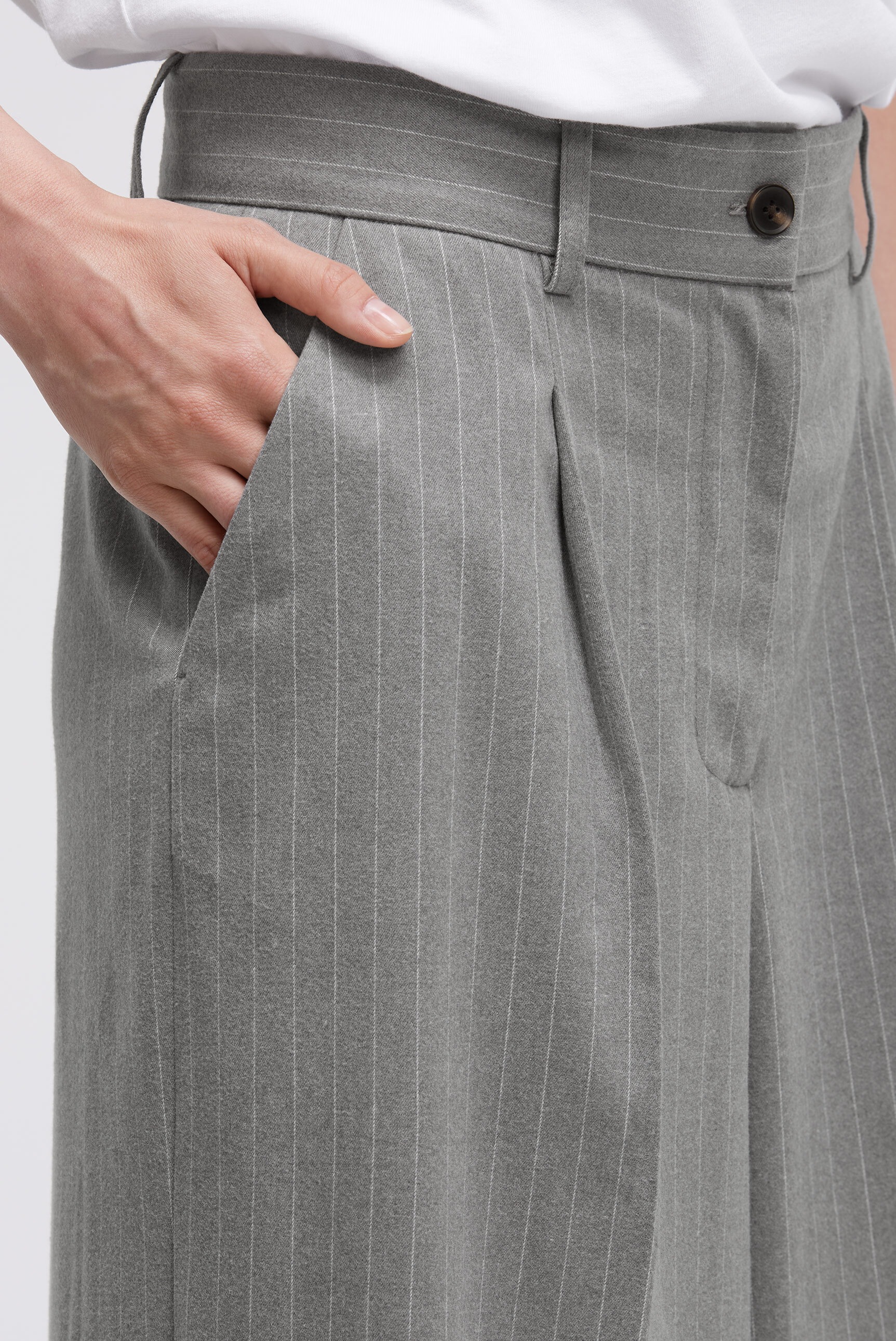 SENSES.THE LABEL Stoffhose  mit Bundfalten