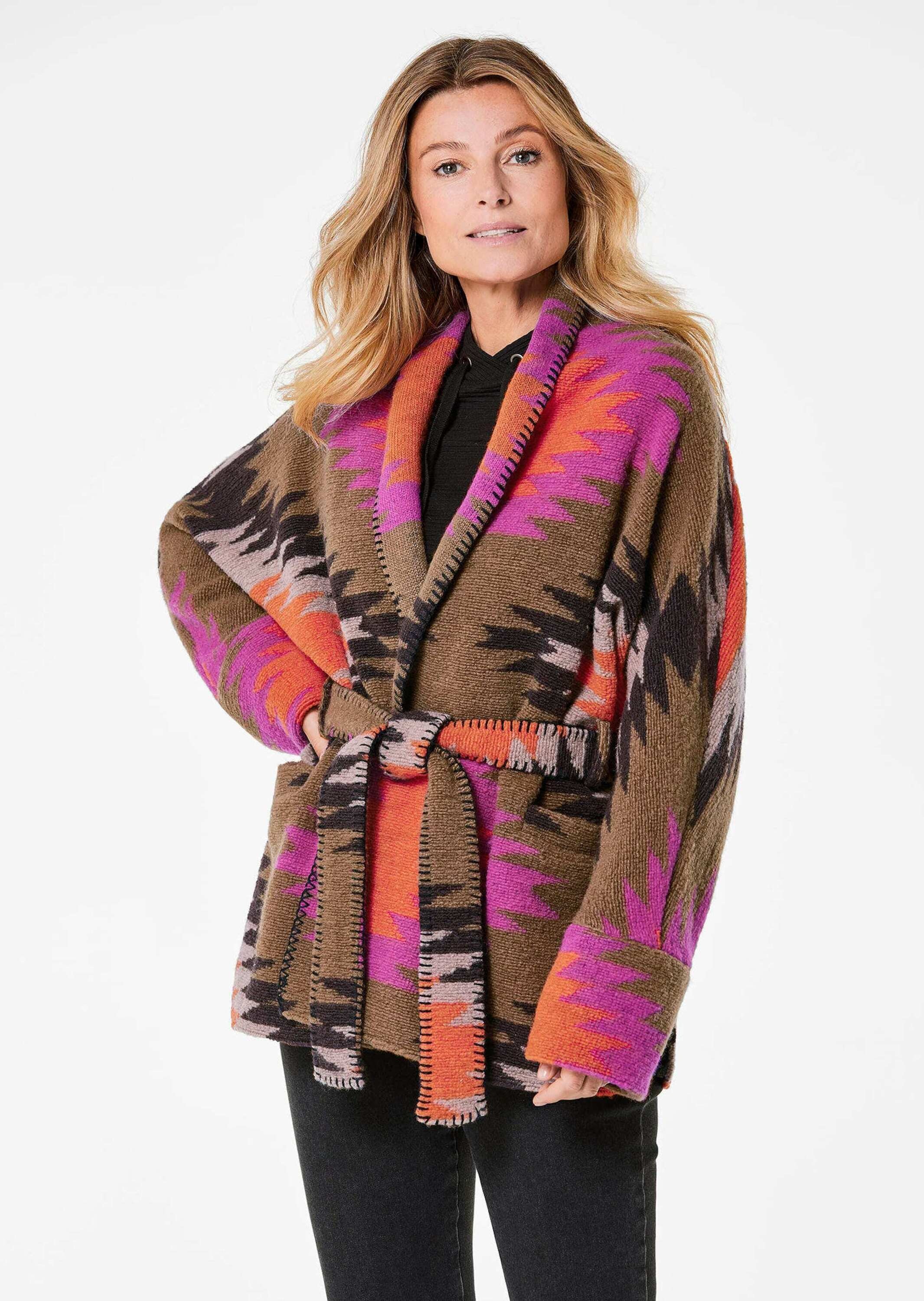 GOLDNER Blouson "Kurzgröße Jacke" Mit kontrastfarbiger Ziernaht günstig online kaufen