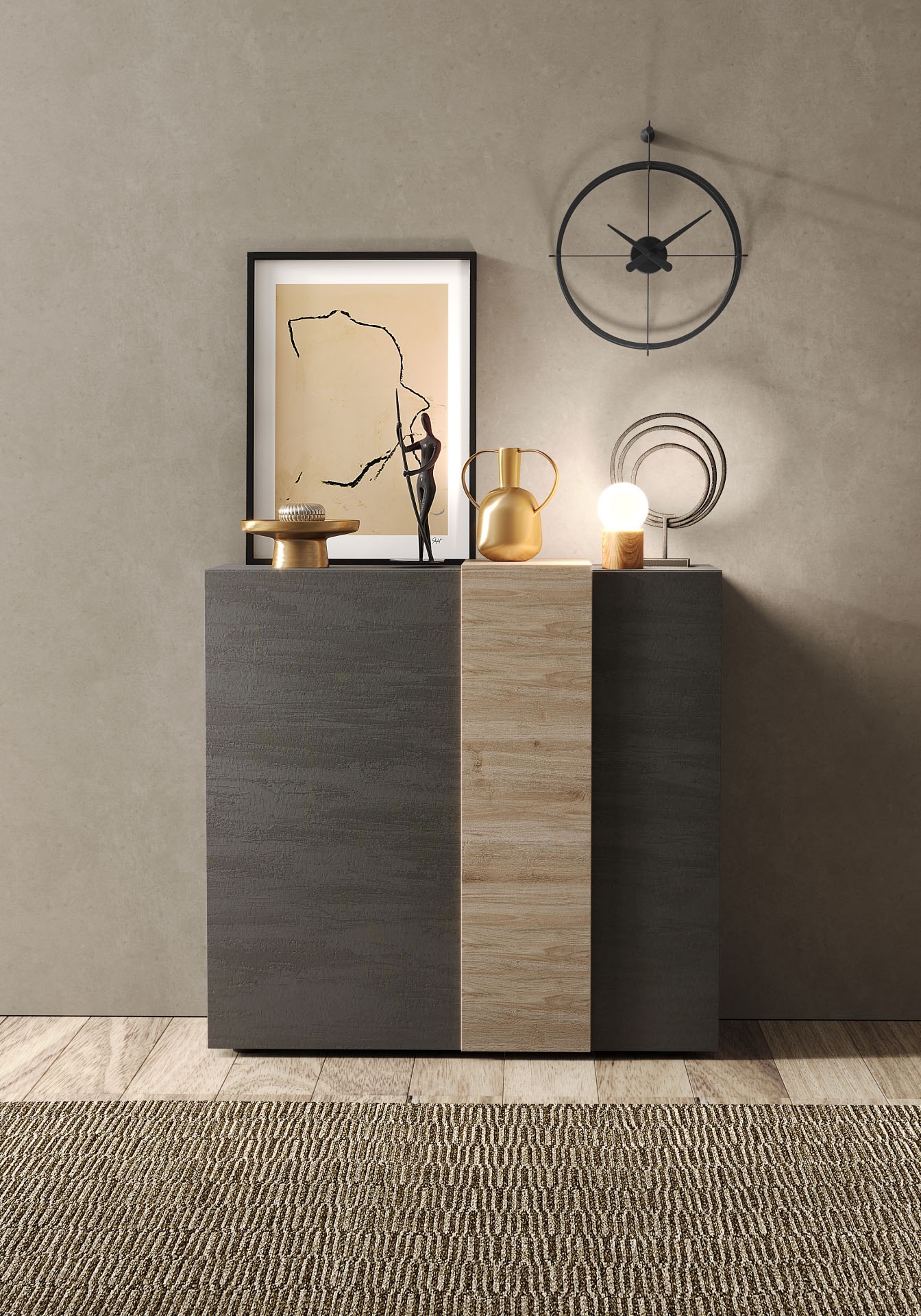 Home affaire Highboard "Venus, Kommode" Höhe 113 cm, Breite 121 cm günstig online kaufen