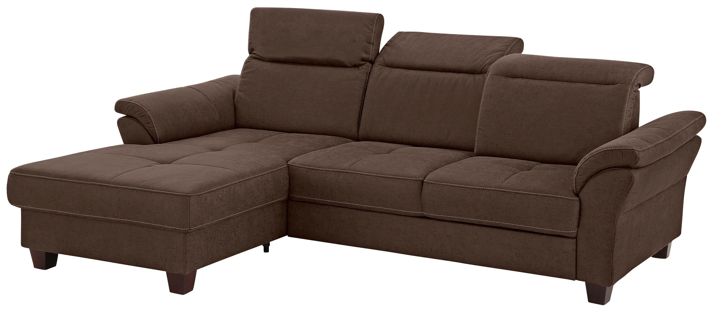 Home affaire Ecksofa »Solvei L-Form«, mit Recamierenabschluß und Sitztiefenverstellung