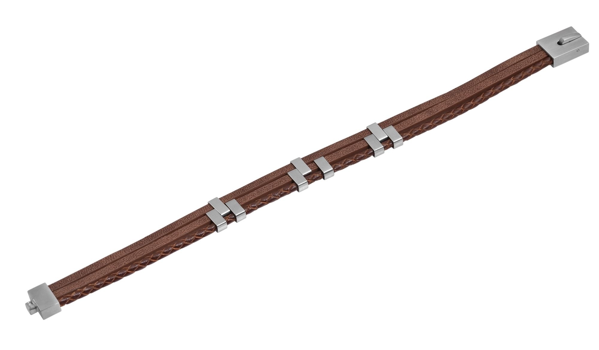 Adelia´s Armband »Unisex Armband – Lederarmband aus Leder 21 cm« Ideal zum Verschenken – schlicht und stilvoll