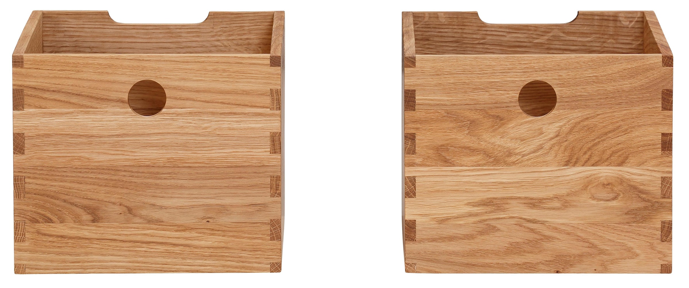 Home affaire Schubkasten »4A4«, Eiche, als Schublade oder Aufbewahrungsbox verwendbar, Breite 24 cm