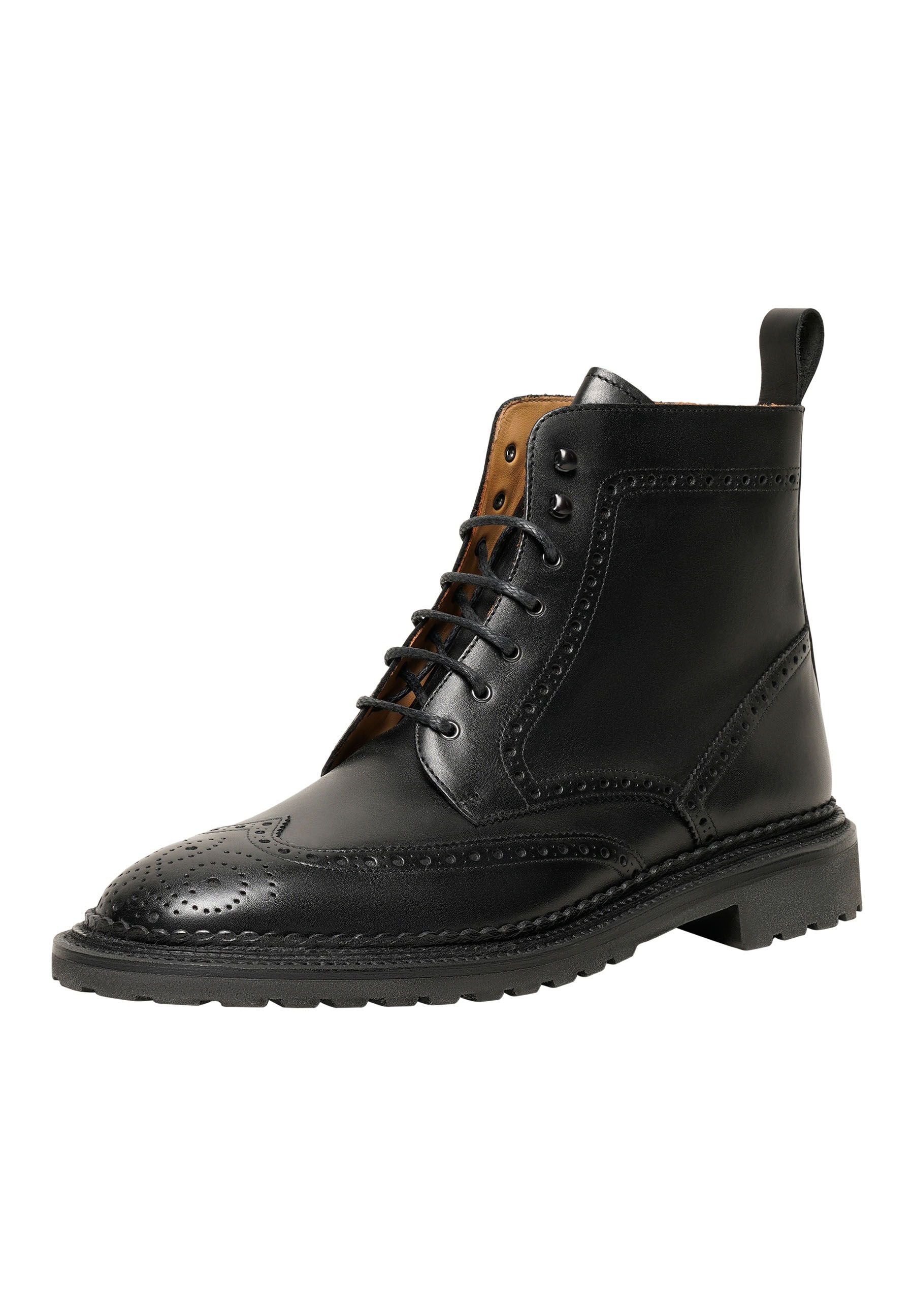 Henry Stevens Schnürboots »Winston FBDB1 Businessschuh«, Herrenstiefel Lederschuhe handgefertigt, Schnürstiefel Herren