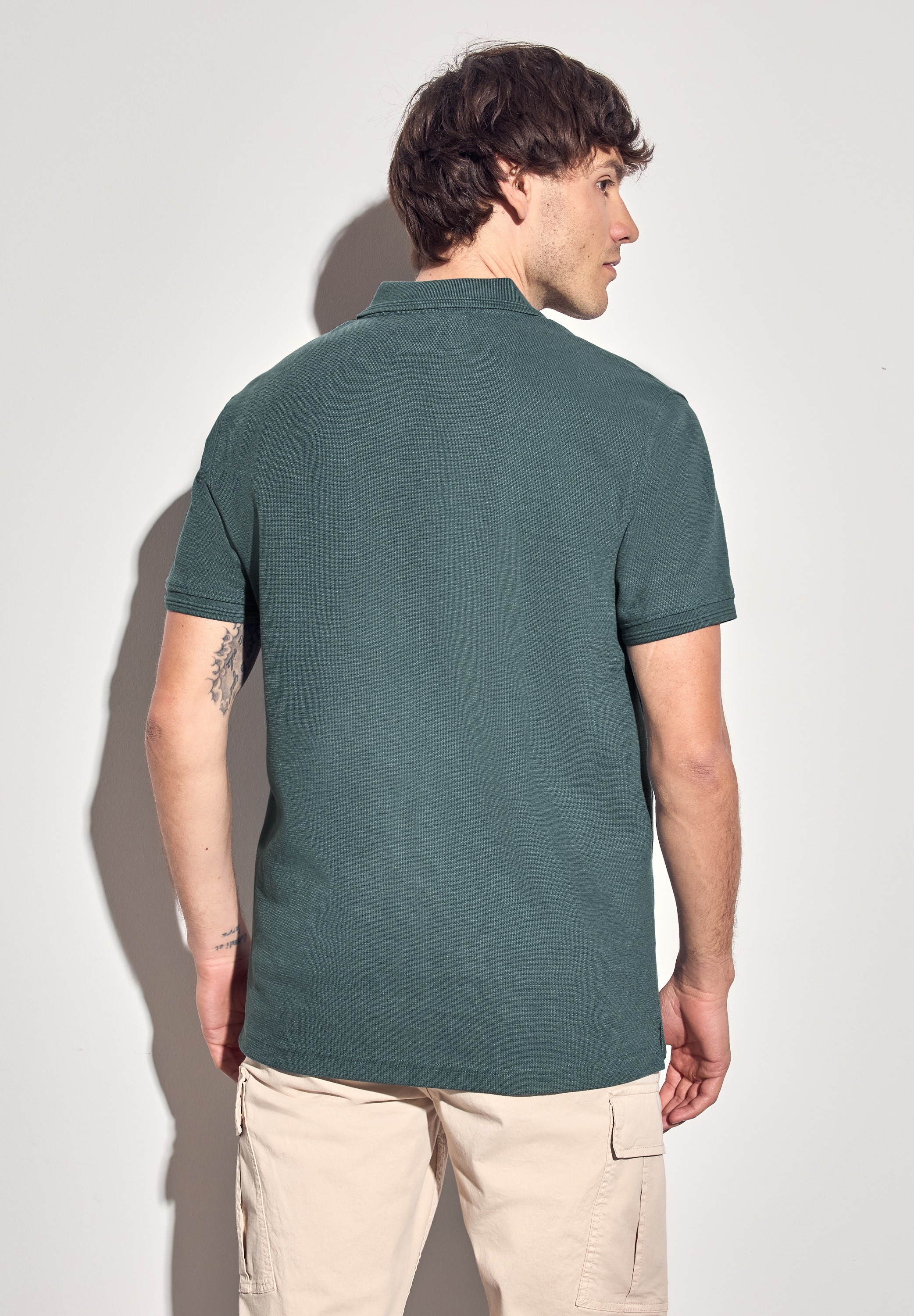 STREET ONE MEN Poloshirt, im soften Baumwoll-Mix