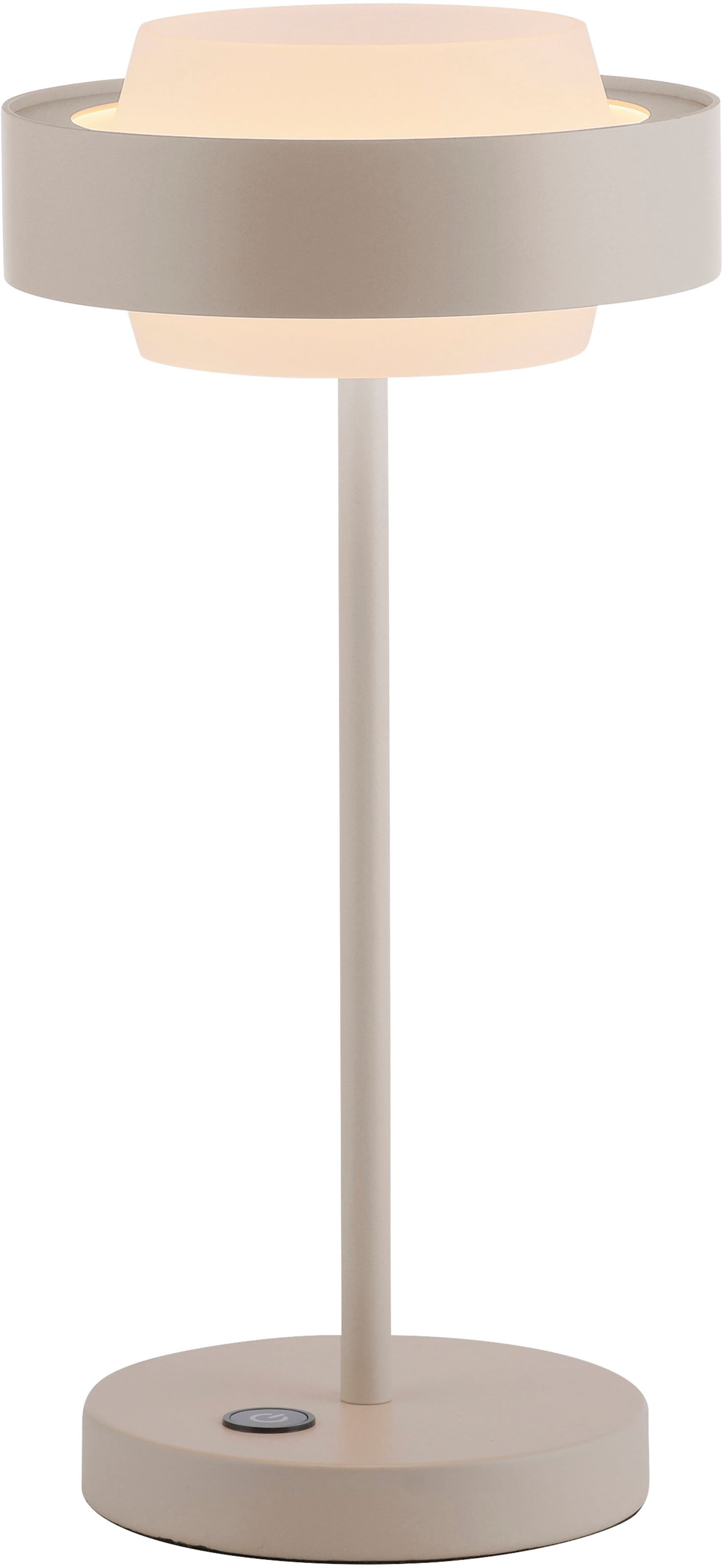 SCHÖNER WOHNEN-Kollektion LED Tischleuchte »ELMO« LED-Board 1 Stk. Warmweiß SCHÖNER WOHNEN Kollektion, Touchdimmer, Memoryfunktion