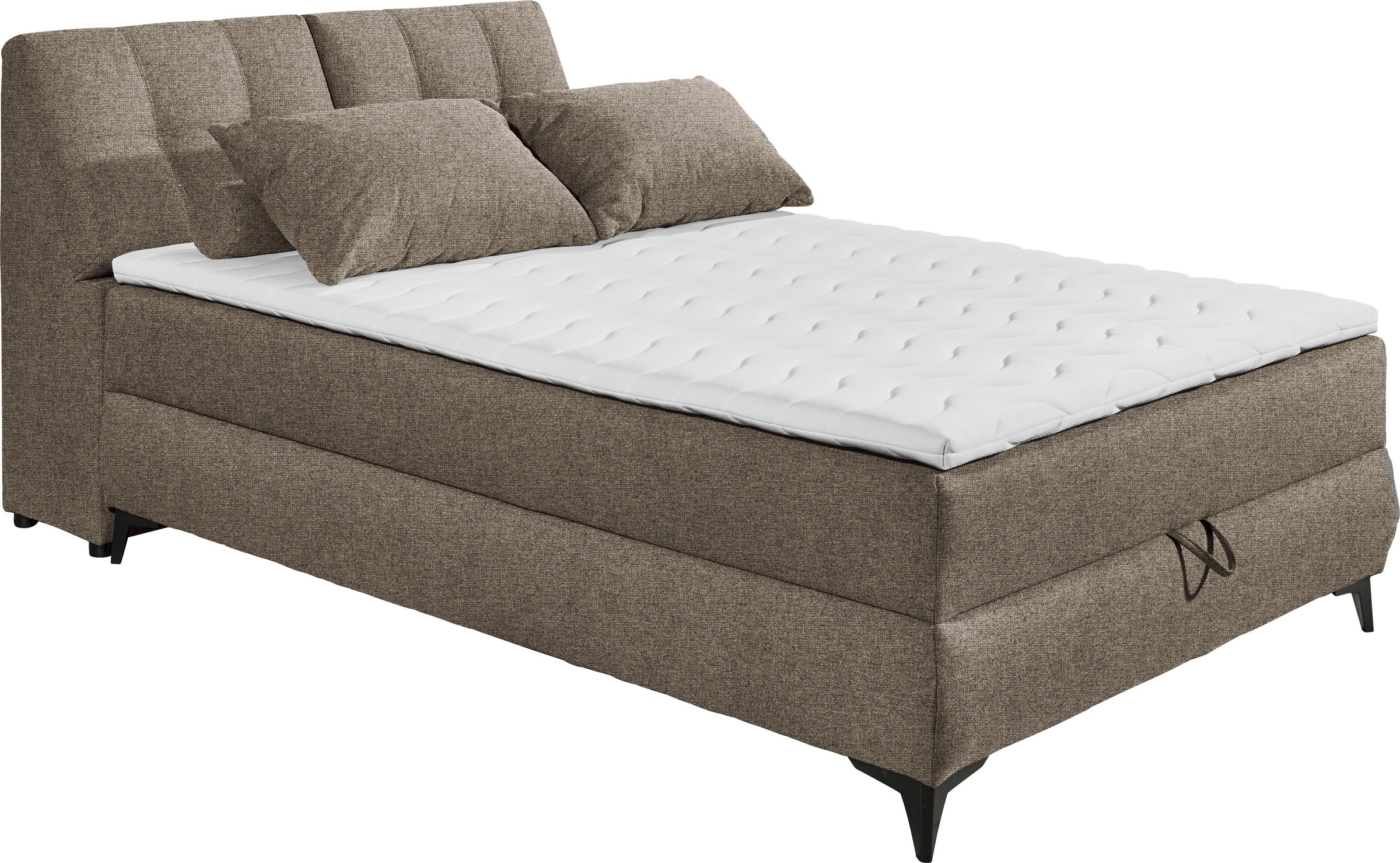 ED EXCITING DESIGN Boxbett »Atlantis«, mit Bettkasten und Stauraum im Kopfteil