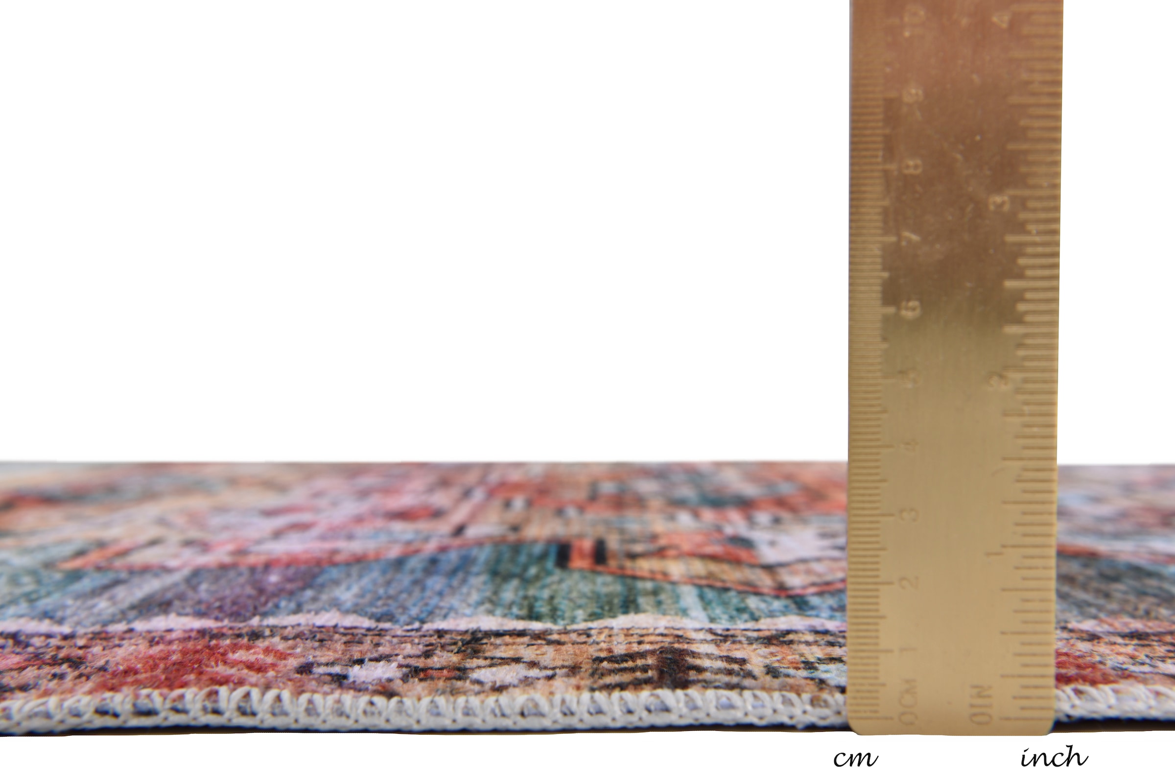 Gino Falcone Teppich »Adara GF 091«, rechteckig, 3 mm Höhe, Flachgewebe, Orient-Optik, Vintage Design, waschbar