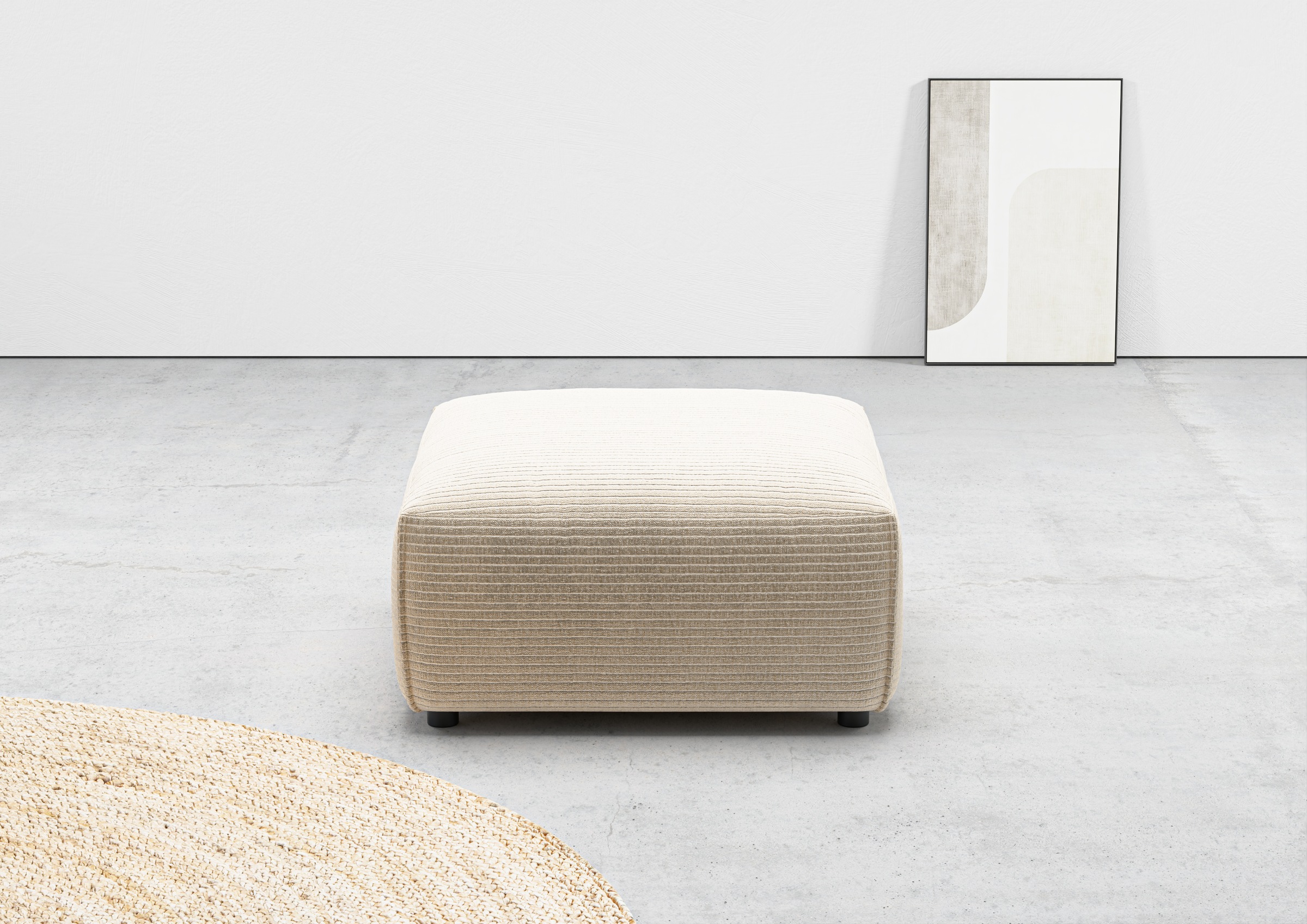 Home affaire Hocker "Glimminge auch in Breitcord, Feincord und Easy care-Bezug" passend zur Serie "Glimminge"