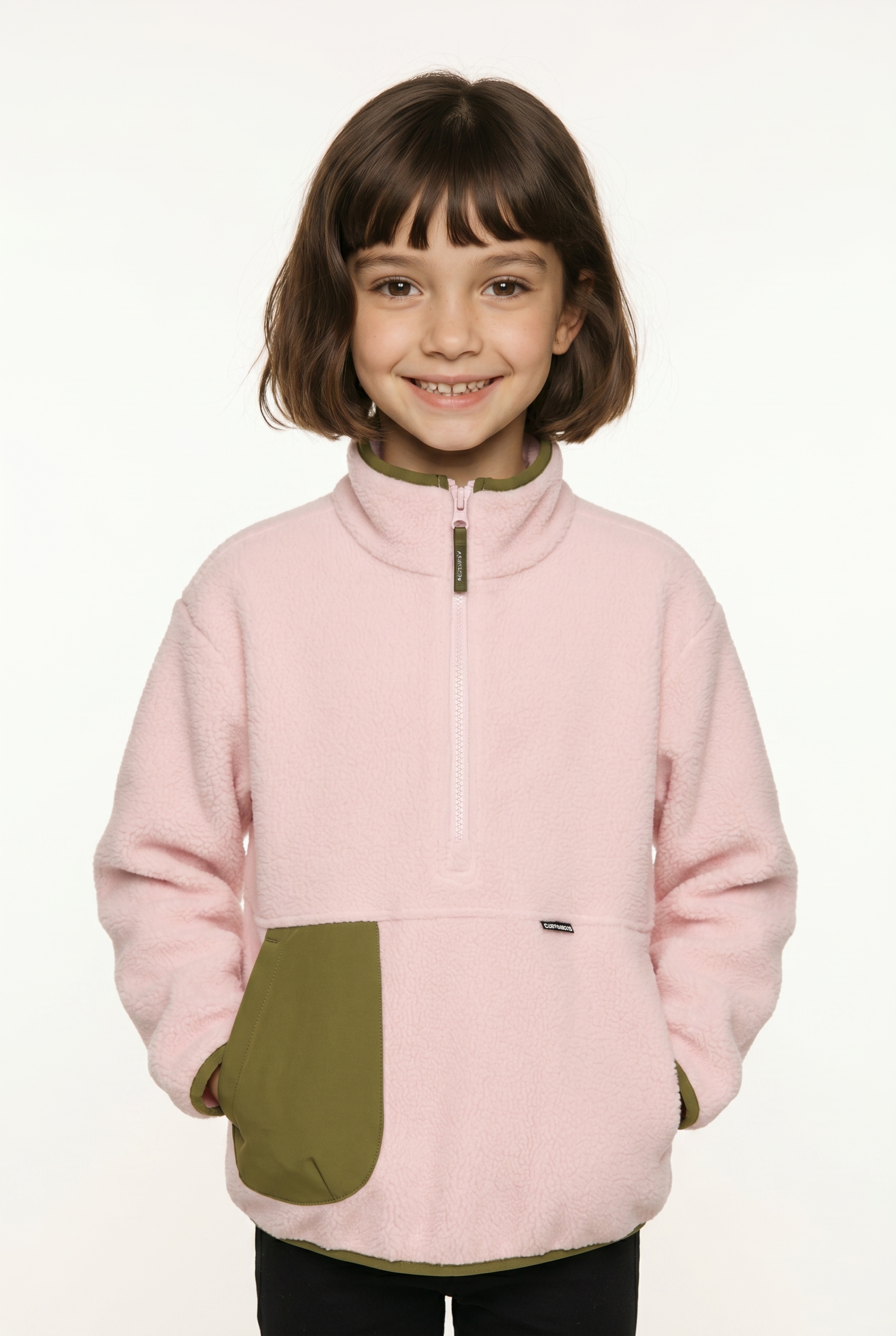 Icepeak Strickfleece-Pullover "ICEPEAK KOKOMO JR" für Kinder und Jugendliche, schnell trocknend, aus Polyester