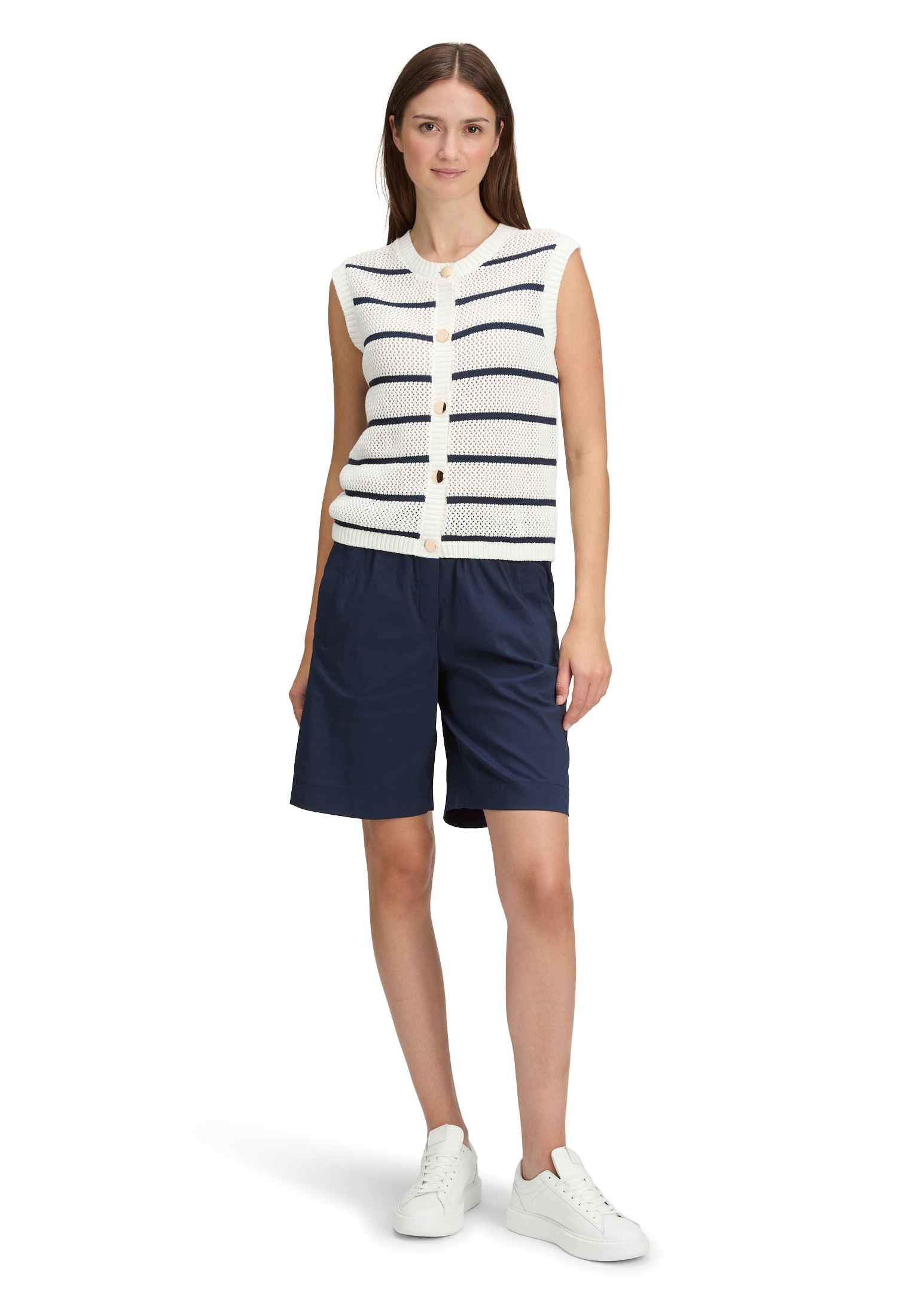 Betty&Co Strickjacke »Damen mit Lochmuster« 1 tlg.