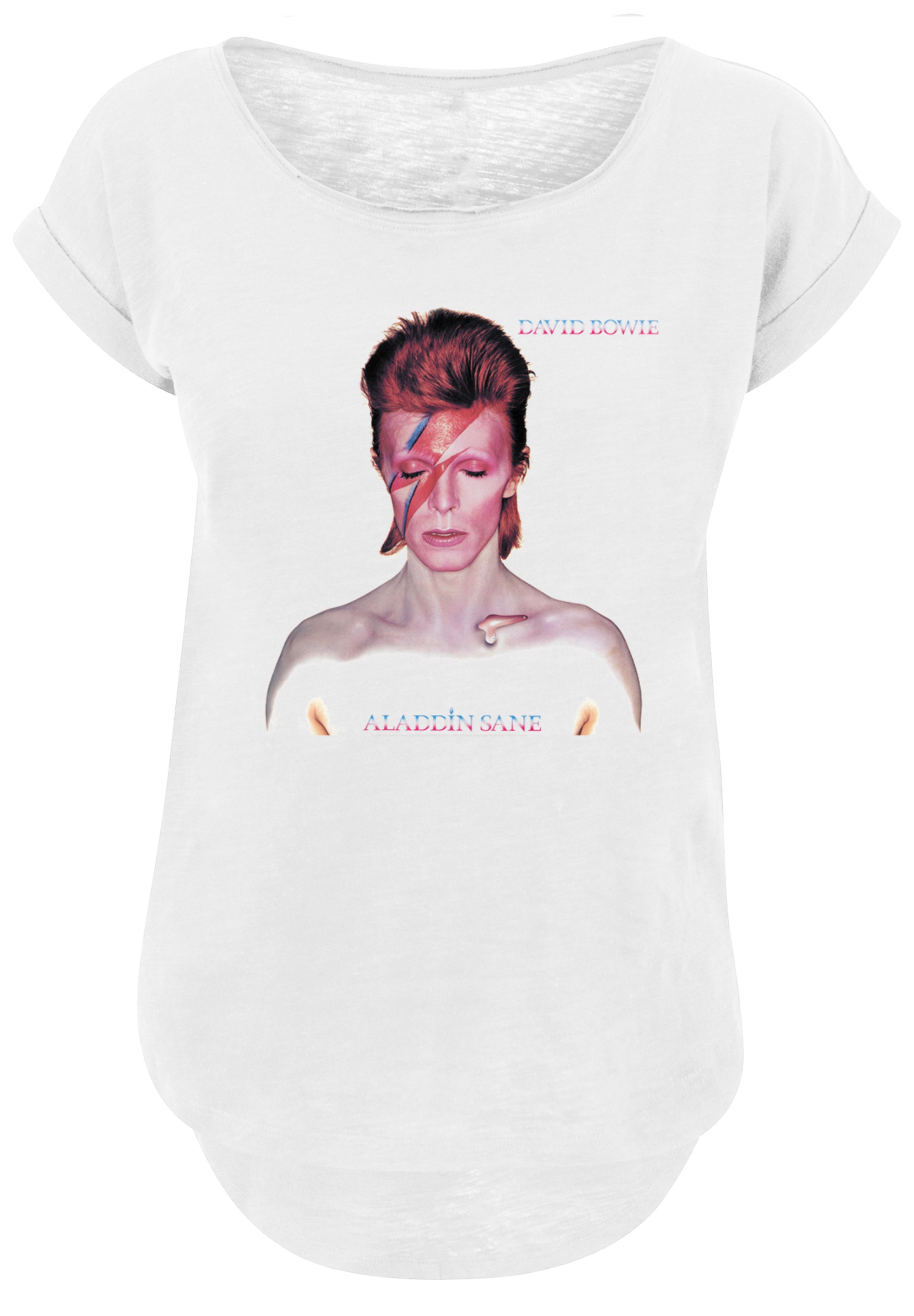 F4NT4STIC T-Shirt »David Bowie My Love For You«, Print