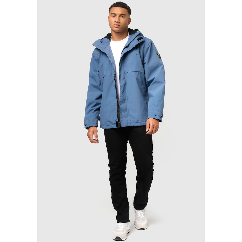 Stone Harbour Regenjacke »Zanjaar«, mit Kapuze, Wasserdichte Herren Übergangsjacke mit Fleece-Futter