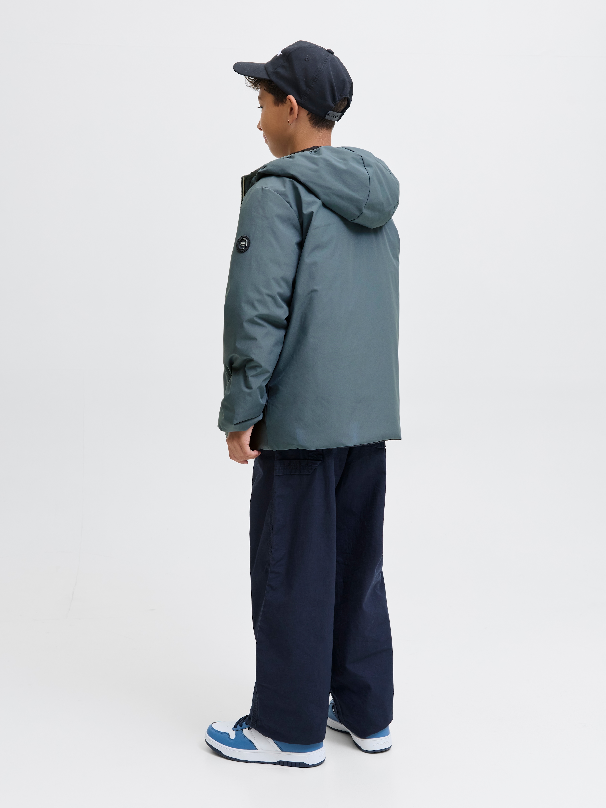 Jack & Jones Junior Outdoorjacke »JJEBROOK REVERSIBLE JACKET SN JNR«, mit Kapuze