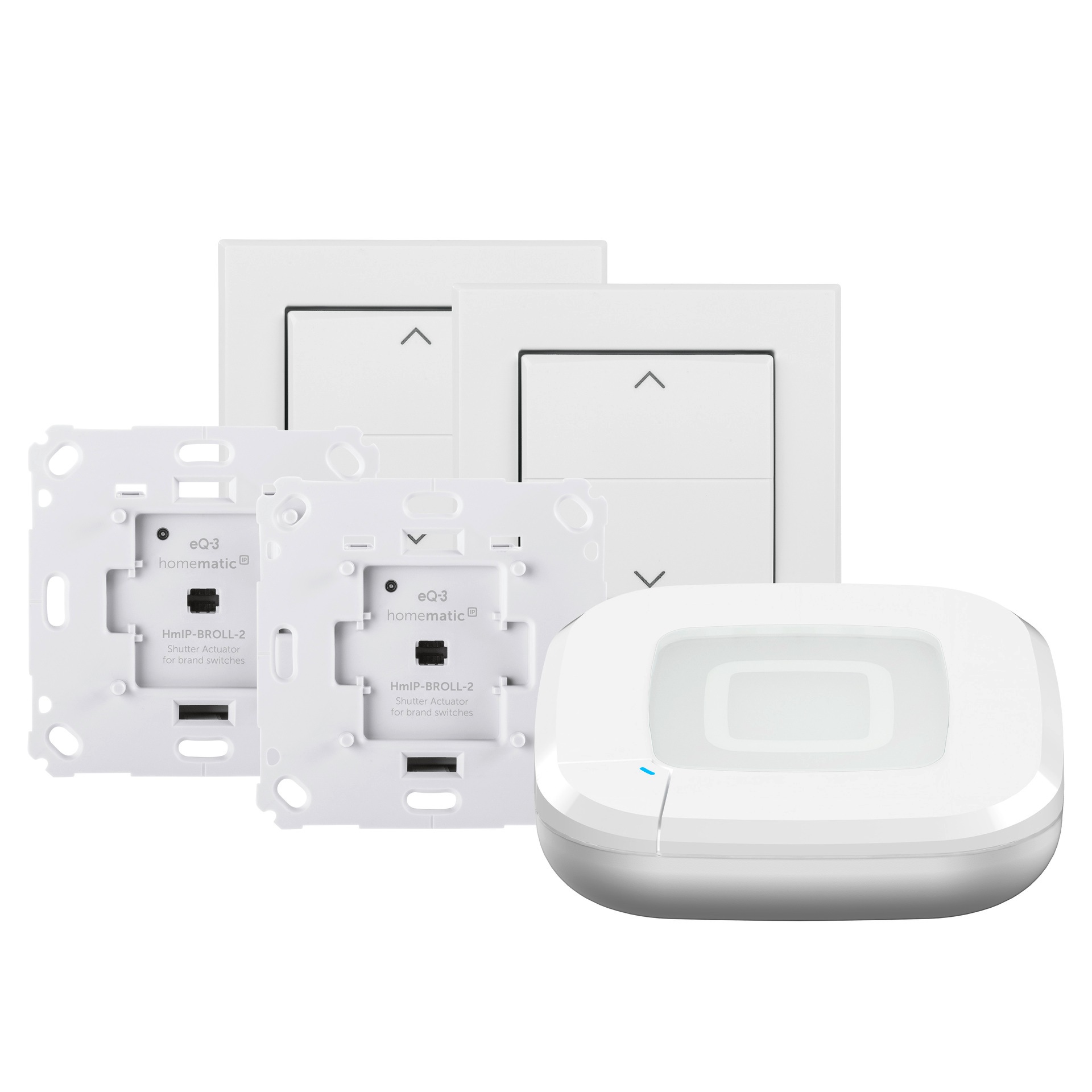 HOMEMATIC IP Smart-Home-Station "Starter Set Rollladensteuerung", B:15,9cm H:10,6cm T:32,5cmweiß, Smart-Home-Stationen