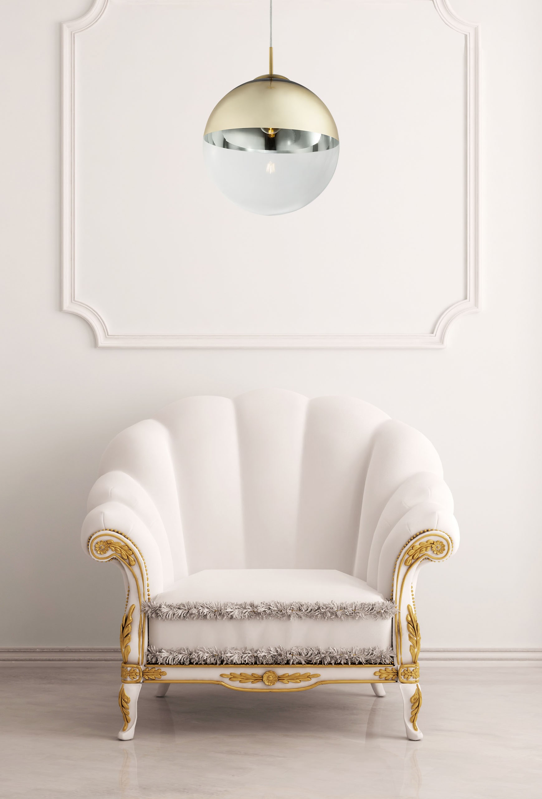 GLOBO LIGHTING Hängeleuchte »VARUS«, Leuchtmittel E27 | ohne Leuchtmittel, Hängelampe/Pendelleuchte/Esszimmer/Wohnzimmer/Esstisch