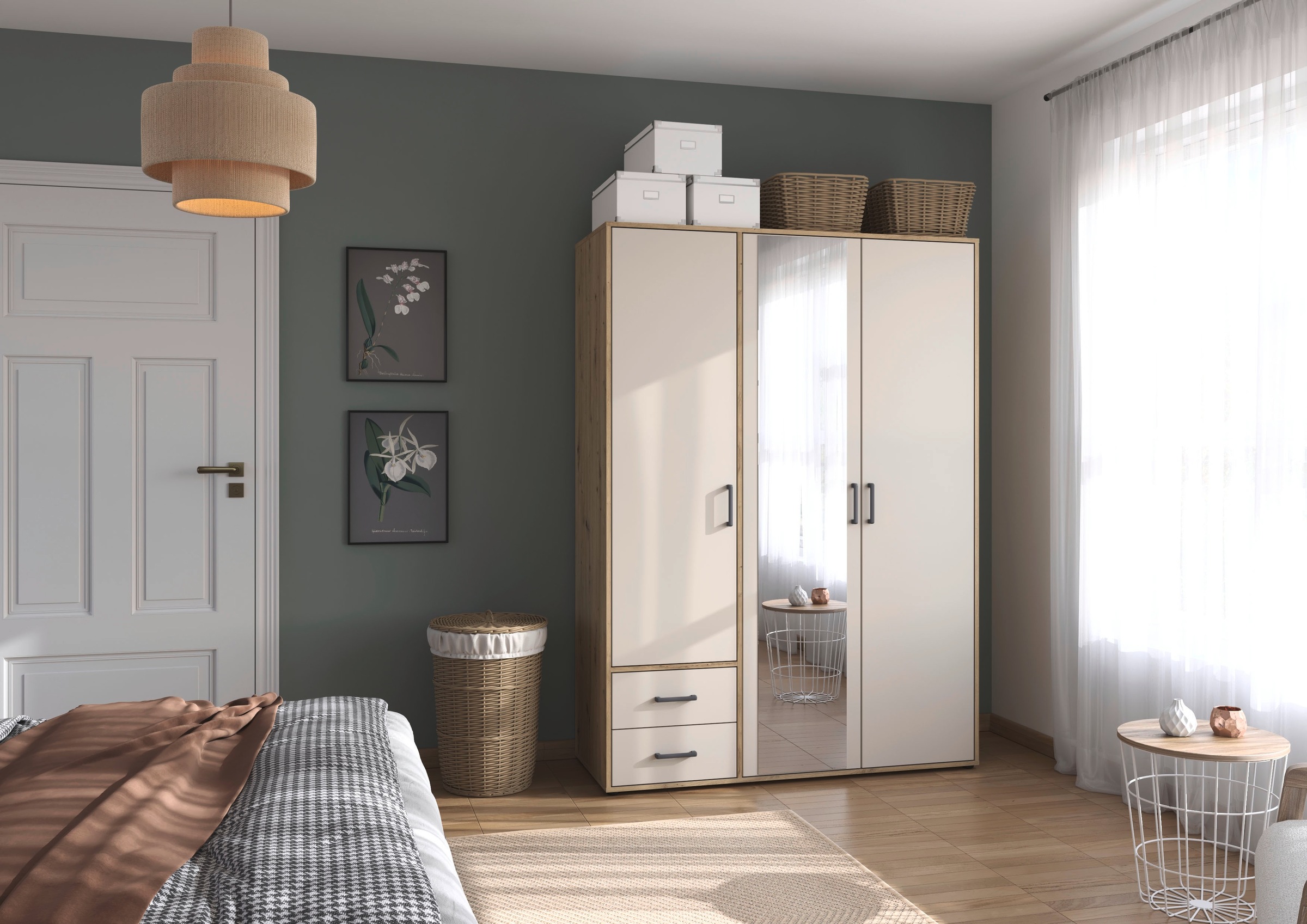 rauch Drehtürenschrank "Kleiderschrank Schrank Garderobe Wäscheschrank VOYA günstig online kaufen