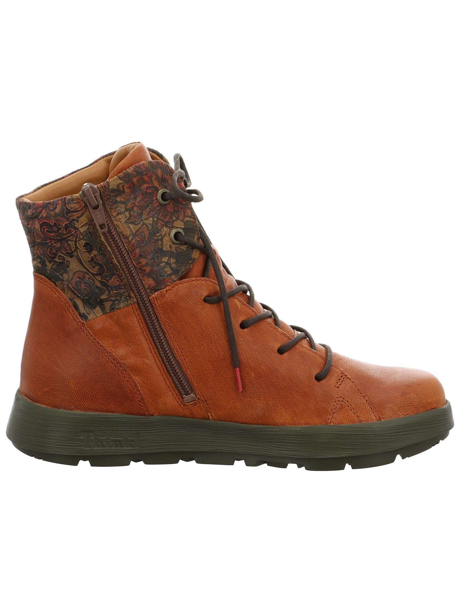 Think! Schnürstiefelette »Think! Stiefelette Nappaleder«