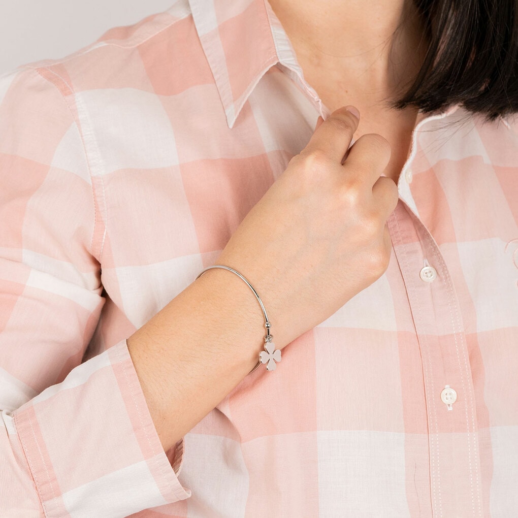 Lotus Armreif »Urband Woman - Kleeblatt«