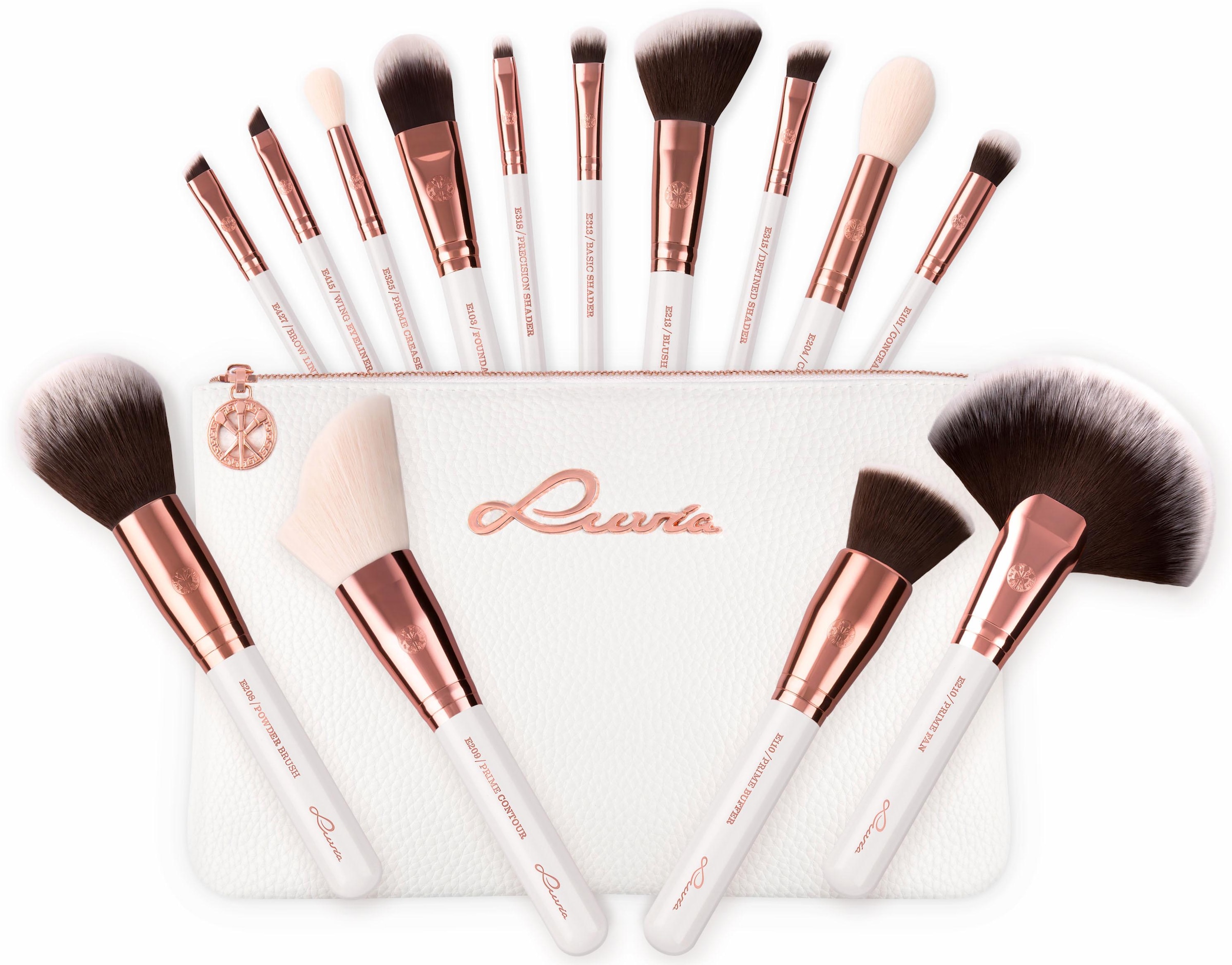 Luvia Cosmetics Kosmetikpinsel-Set »Essential Brushes ...