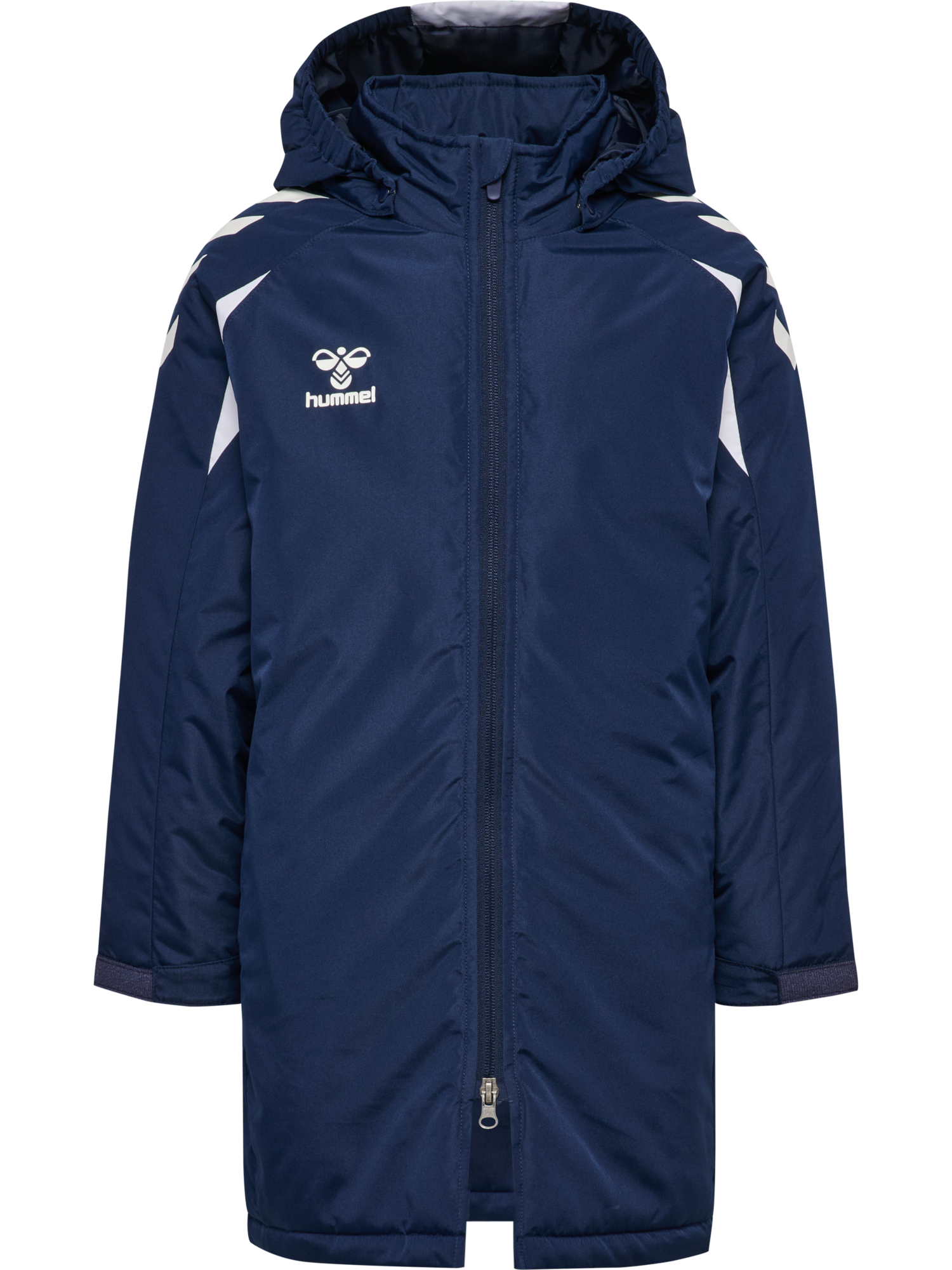 hummel Stadionjacke "HMLCORE 2.0 BENCH JACKET KIDS" für Kinder und Jugendliche, aus Polyester, aus Interlock-Stoff