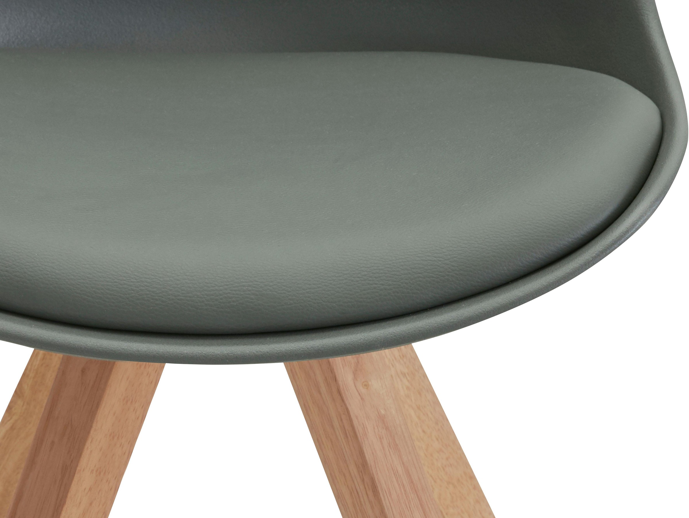 Homexperts Esszimmerstuhl »Kaja«, (Set), 2 St., Kunstleder, Sitzschale mit Sitzkissen in Kunstleder