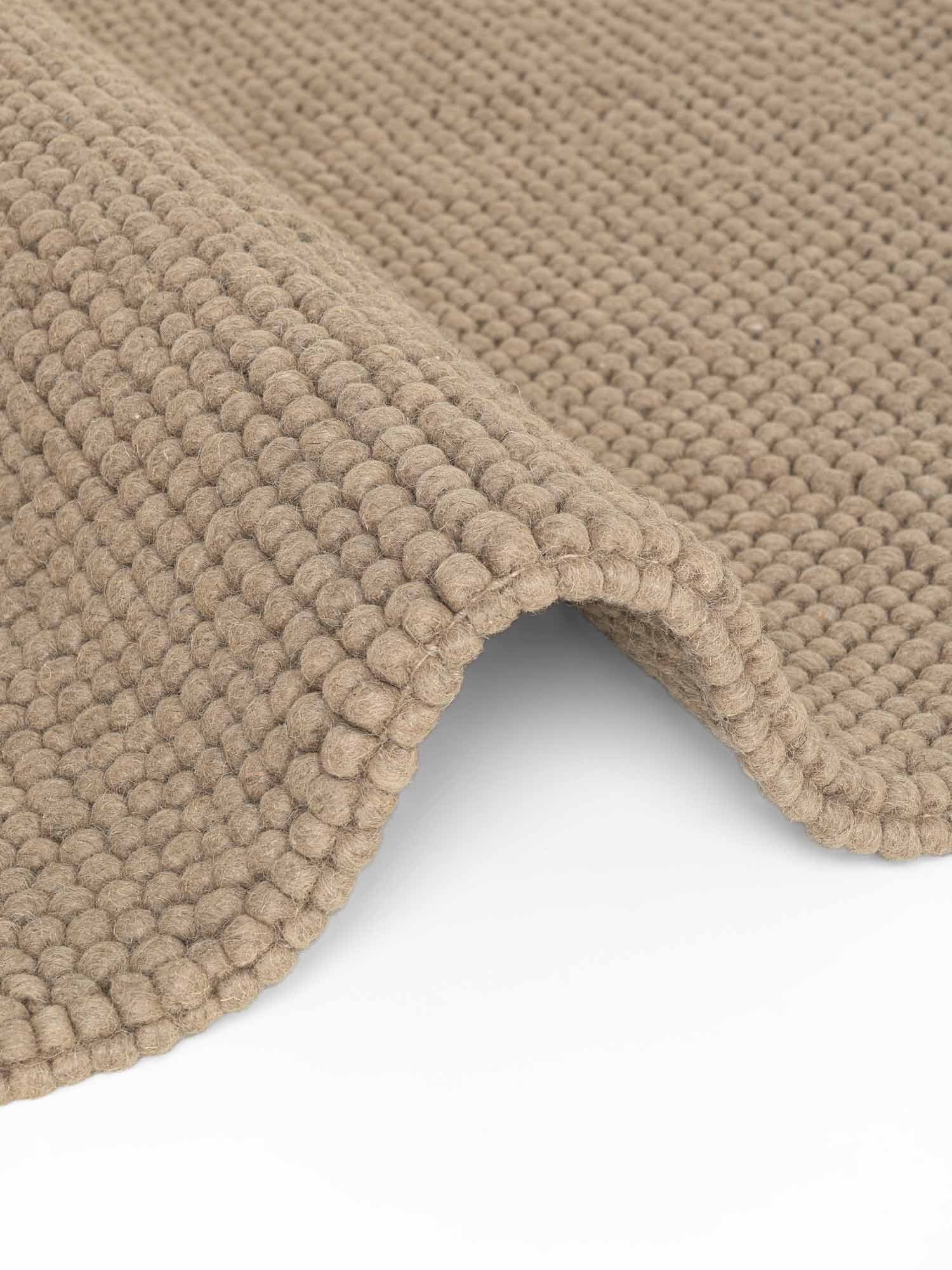 Ted Baker Wollteppich »Diana« rund 16 mm Höhe Wolle, Natur, Handgemacht, Wohnzimmer, Esszimmer, Schlafzimmer, Skandi