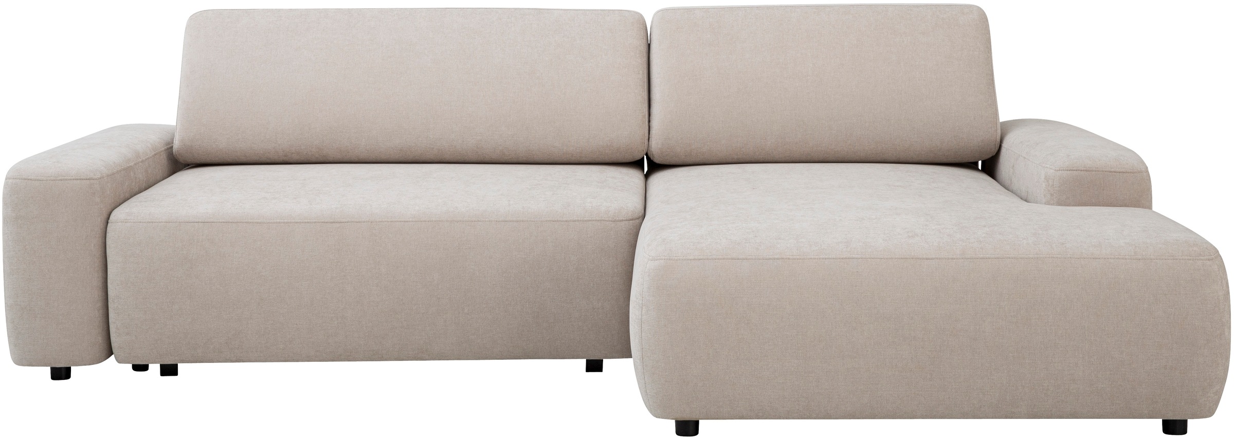 INOSIGN Ecksofa "TORGE (264cm), Schlafsofa in Cord, Samtvelours o Struktur günstig online kaufen
