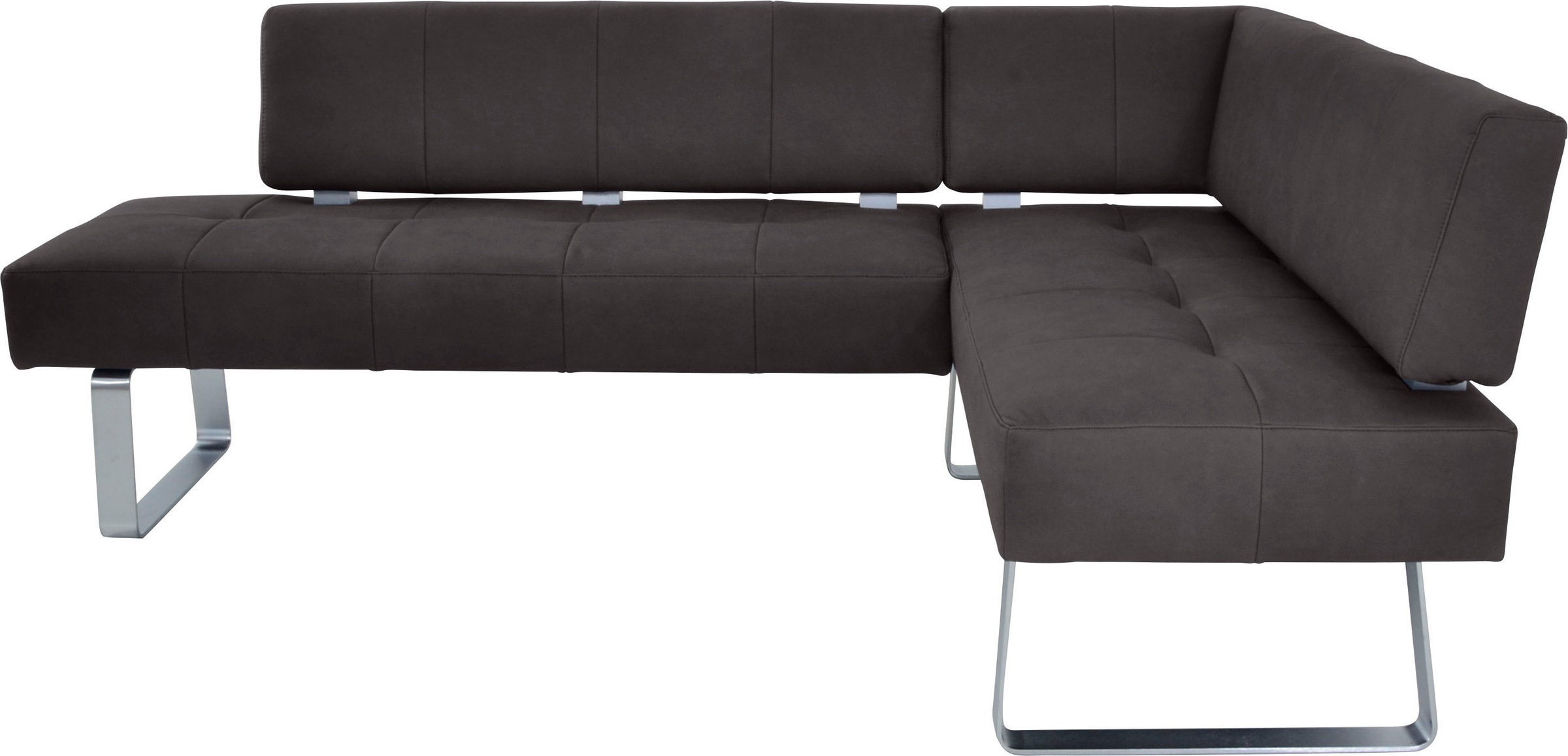 K+W Komfort & Wohnen Eckbankgruppe »Spider II« Set, 4 Stk. tlg. langer Schenkel 195cm, 2 Freischwinger, Auszugstisch in Breite 120 cm