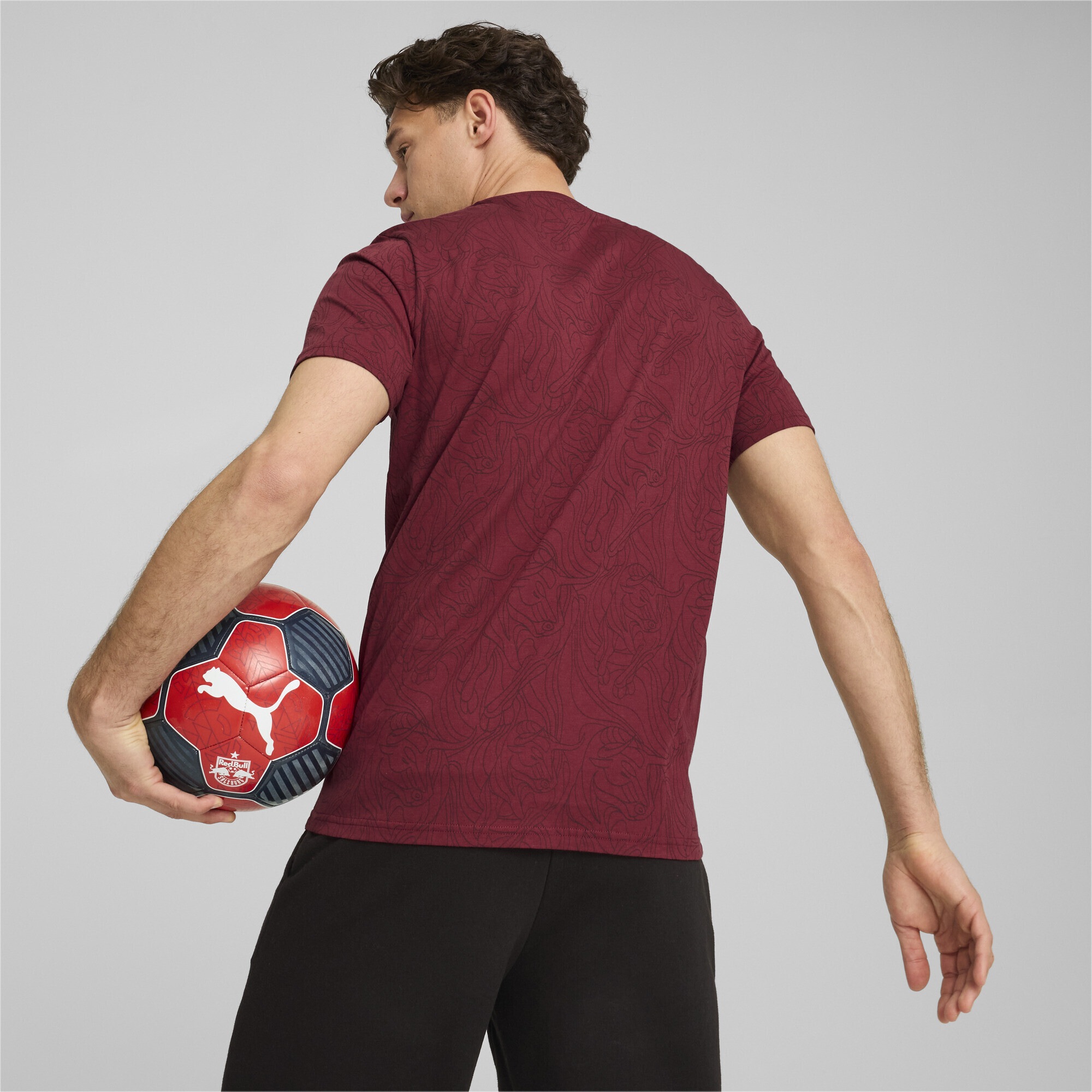 PUMA T-Shirt »FC Red Bull Salzburg ftblCULTURE T-Shirt mit Allover-Print«