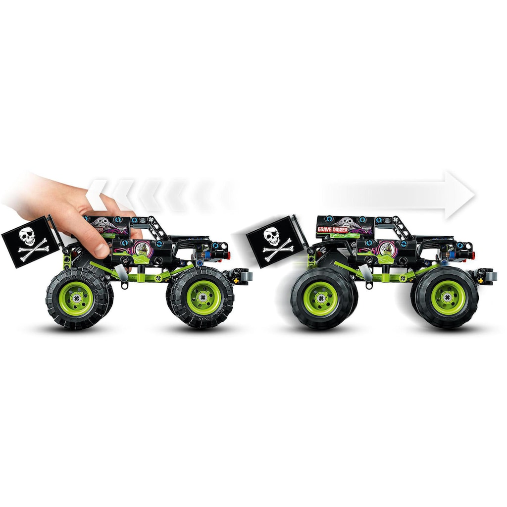 LEGO® Konstruktionsspielsteine »Monster Jam® Grave Digger® (42118), LEGO® Technic«, (212 St.)