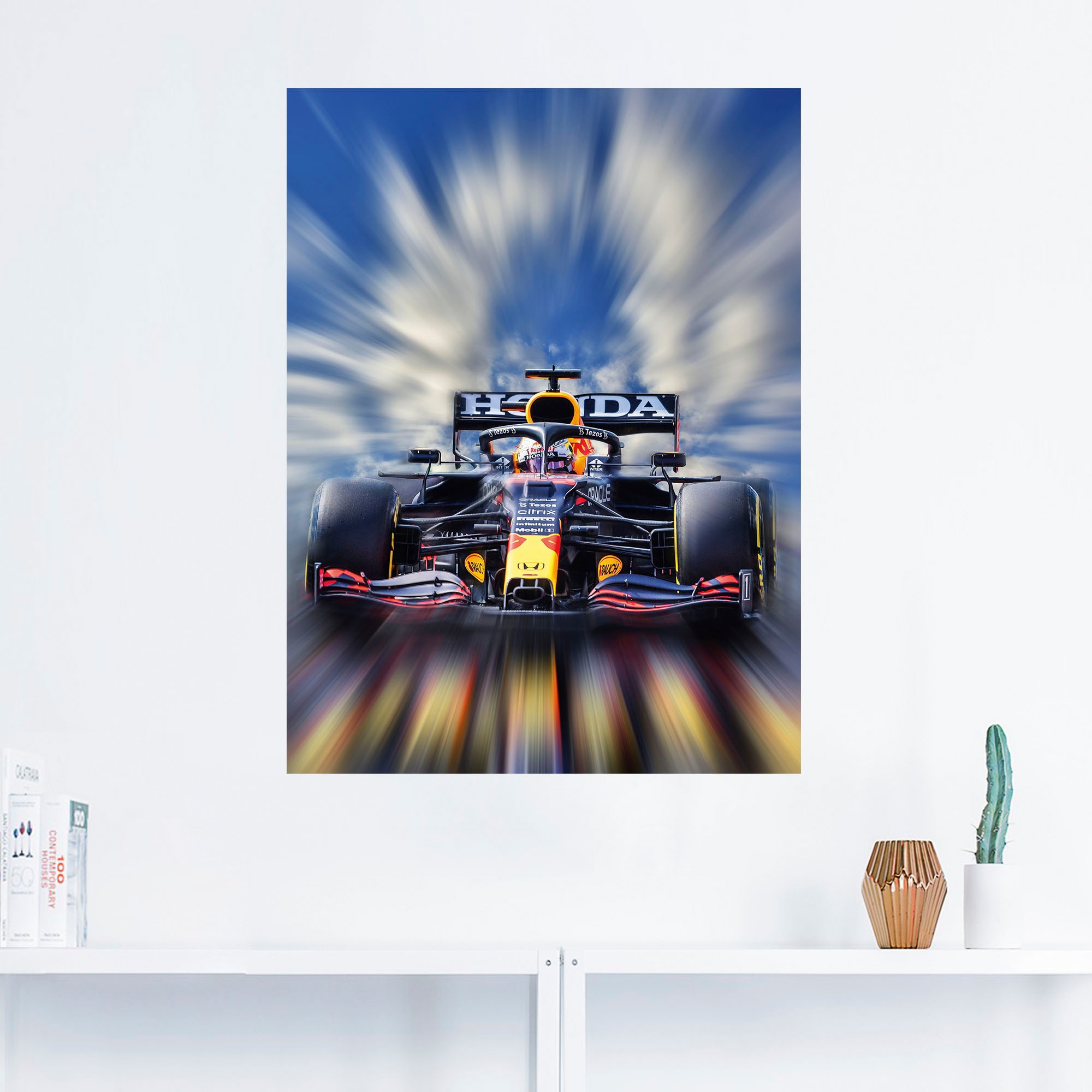 Artland Wandbild "Max Verstappen - Weltmeister der Formel1", Auto, (1 St.), günstig online kaufen