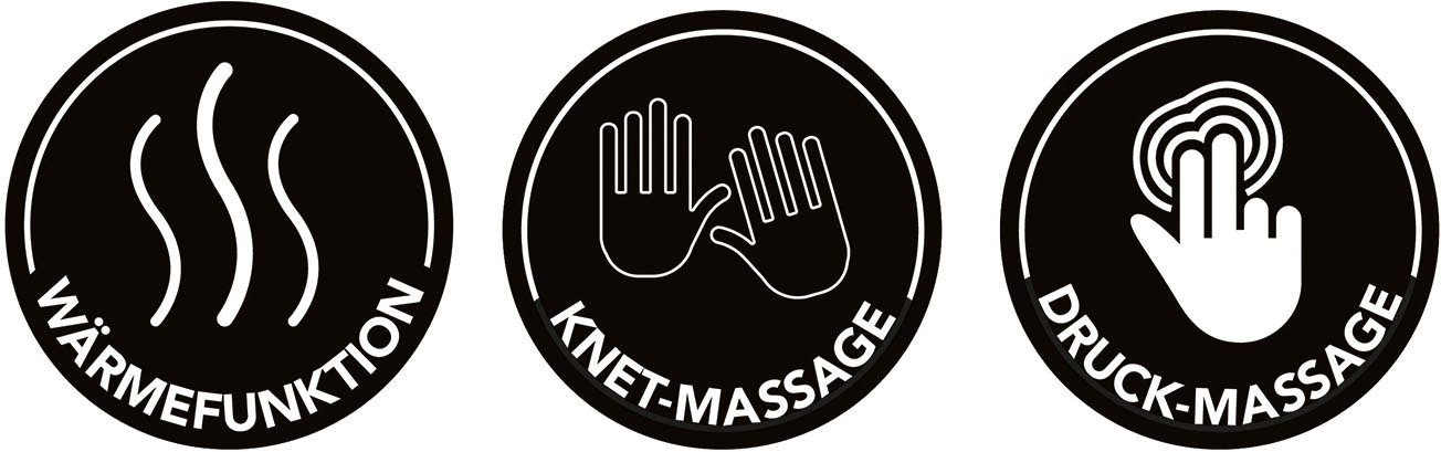 MAXXMEE Massagegerät »MAXXMEE Shiatsu-Massagegerät Nacken & Schulter«, (2 tlg.)