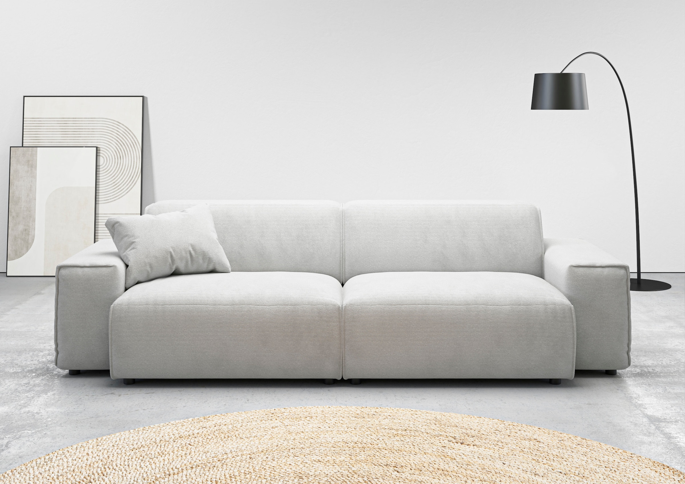 Home affaire Big-Sofa "Glimminge auch in Breitcord, Feincord + Easy care-Be günstig online kaufen