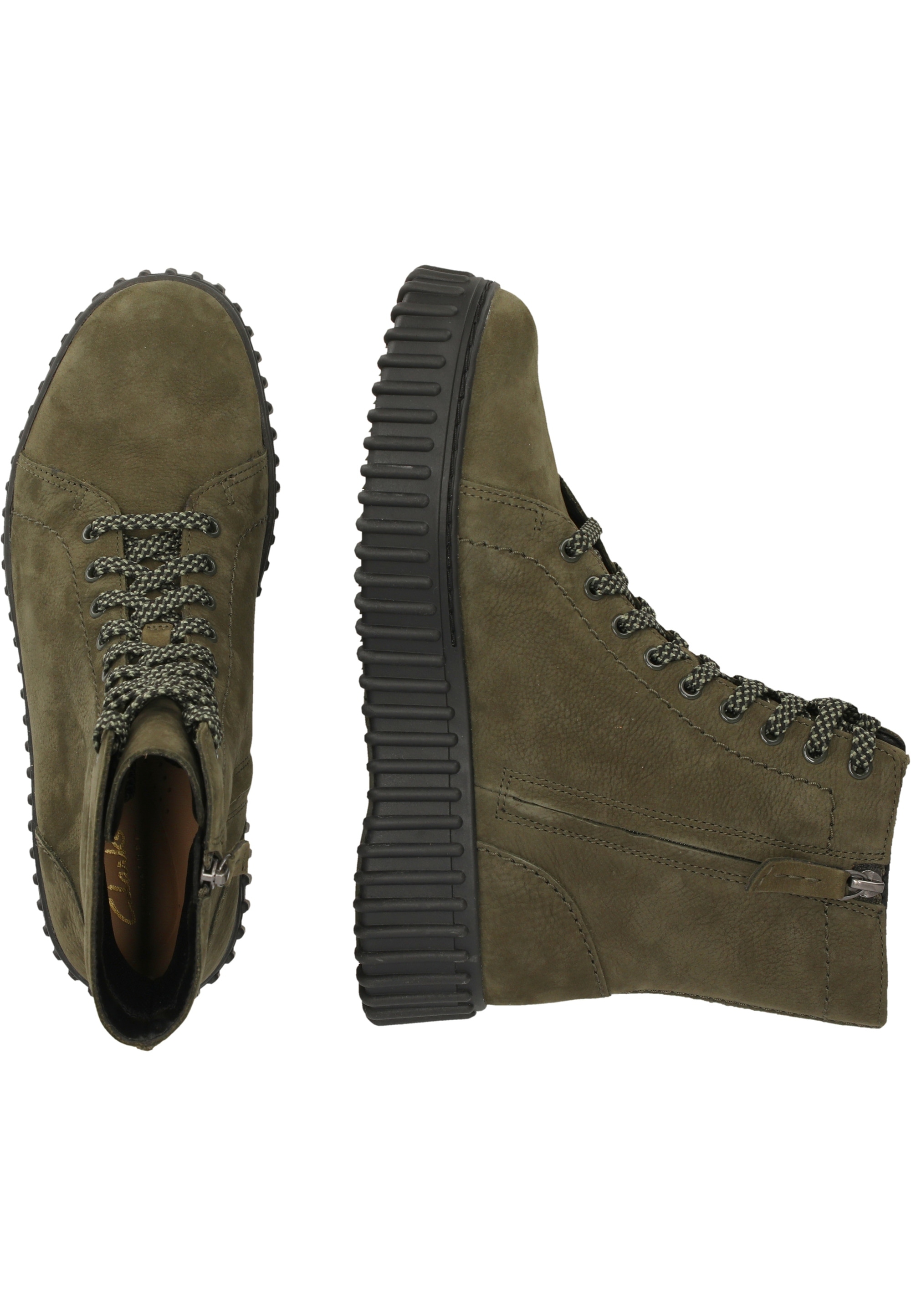 Clarks Stiefelette »Torhill Rise«, mit subtilem Reißverschluss für einfaches Anziehen