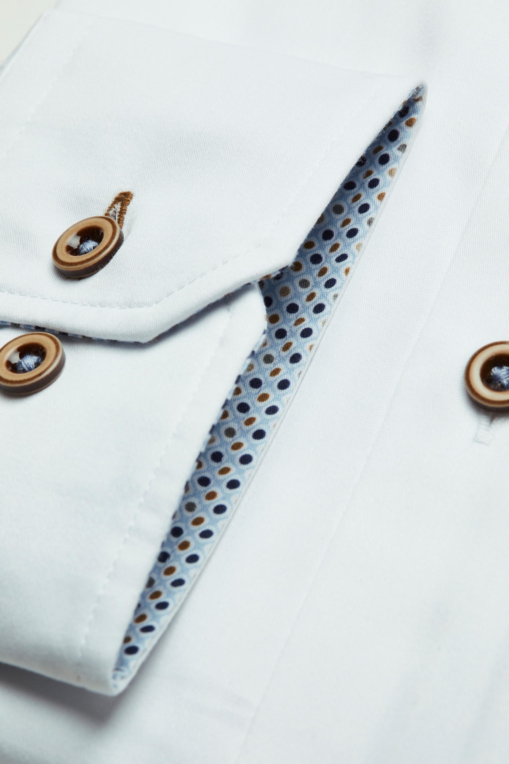 bugatti Langarmhemd, mit Button-Down-Kragen
