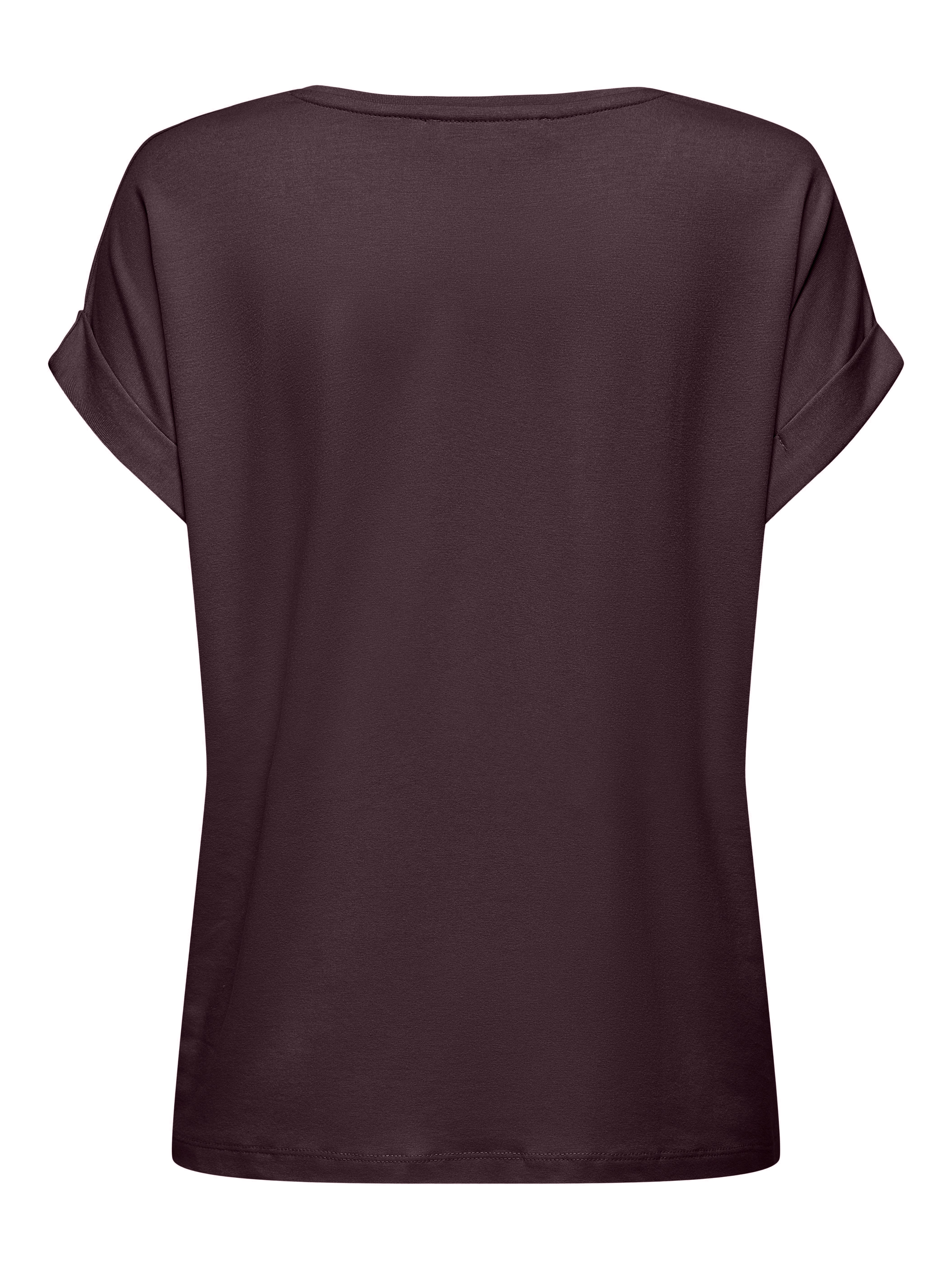 Thumbnail - ONLY T-Shirt "ONLMOSTER S/S O-NECK TOP NOOS JRS", mit Aufschlag am Arm