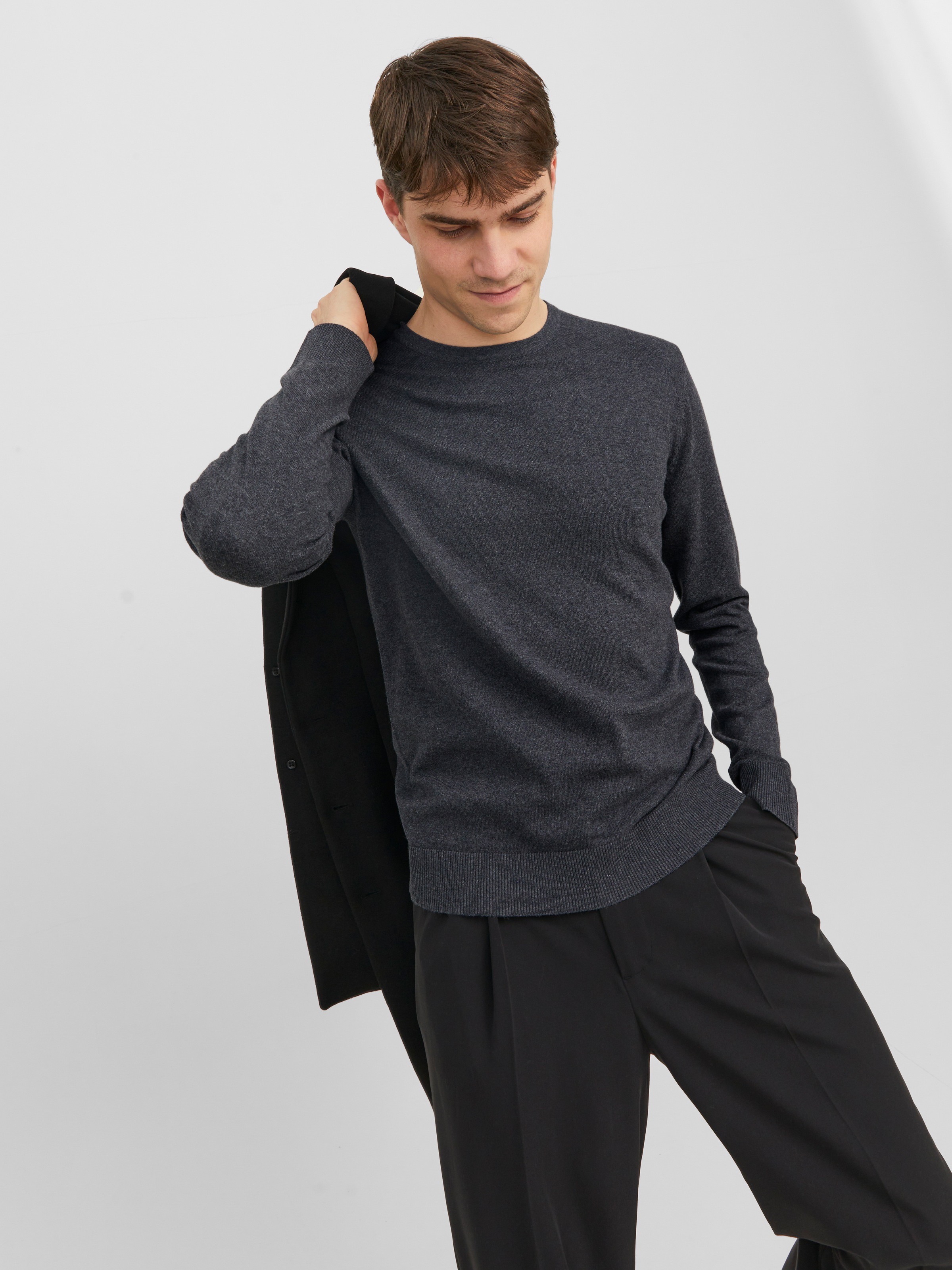 Jack & Jones Rundhalspullover "EMIL KNIT" günstig online kaufen
