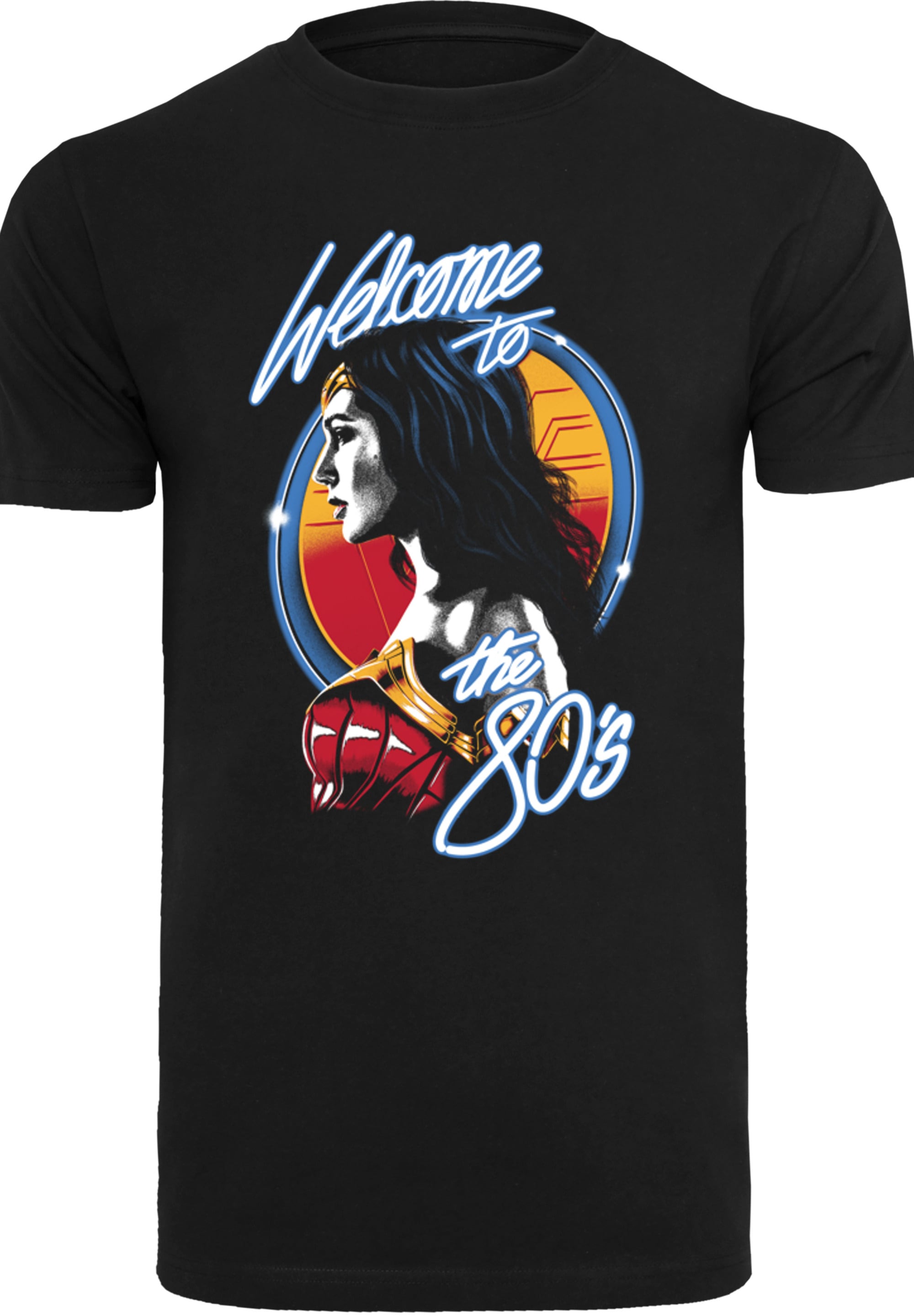 F4NT4STIC T-Shirt »DC Comics Wonder Woman 84 Welcome To The 80s«, Herren,Premium Merch,Regular-Fit,Basic,Bedruckt