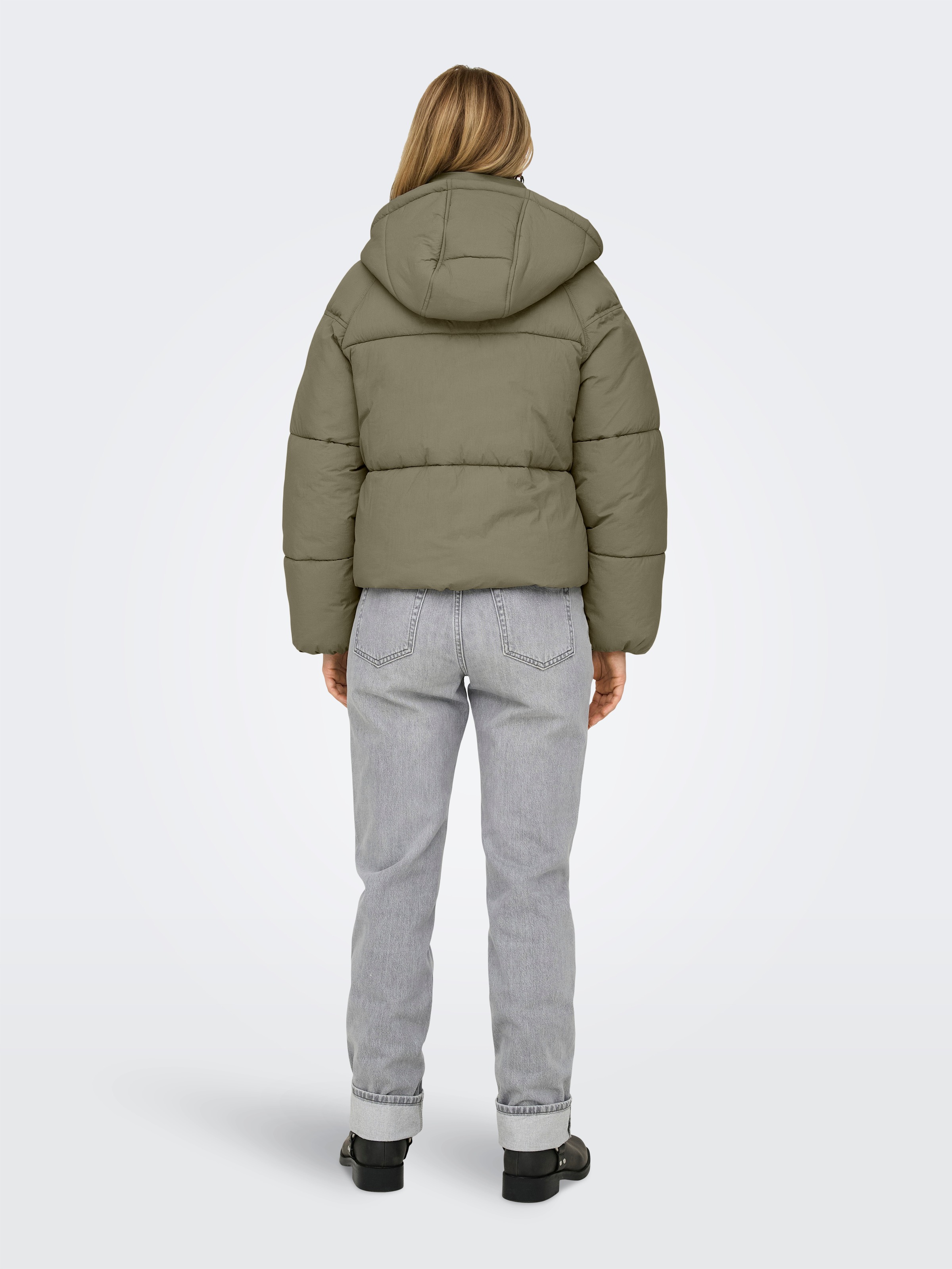 ONLY Steppjacke »ONLHOPE SHORT PUFFER JACKET CC OTW« mit Kapuze